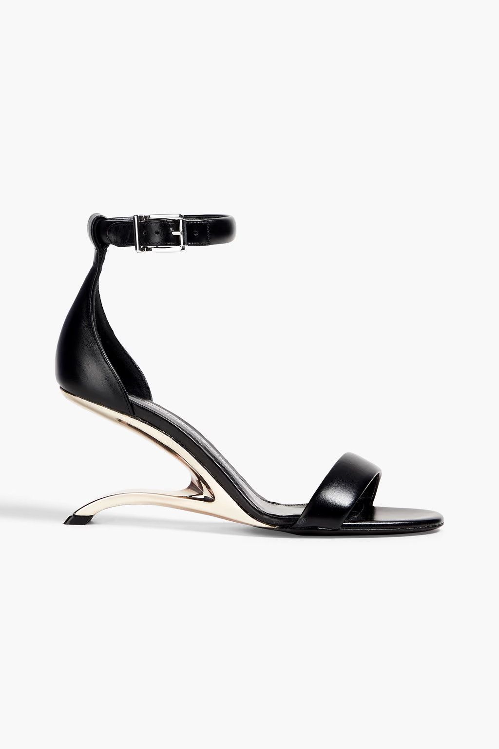 Alexander McQueen o1y0225 Sandals in Black Size US 7.5 / IT 37.5 - 1 Thumbnail
