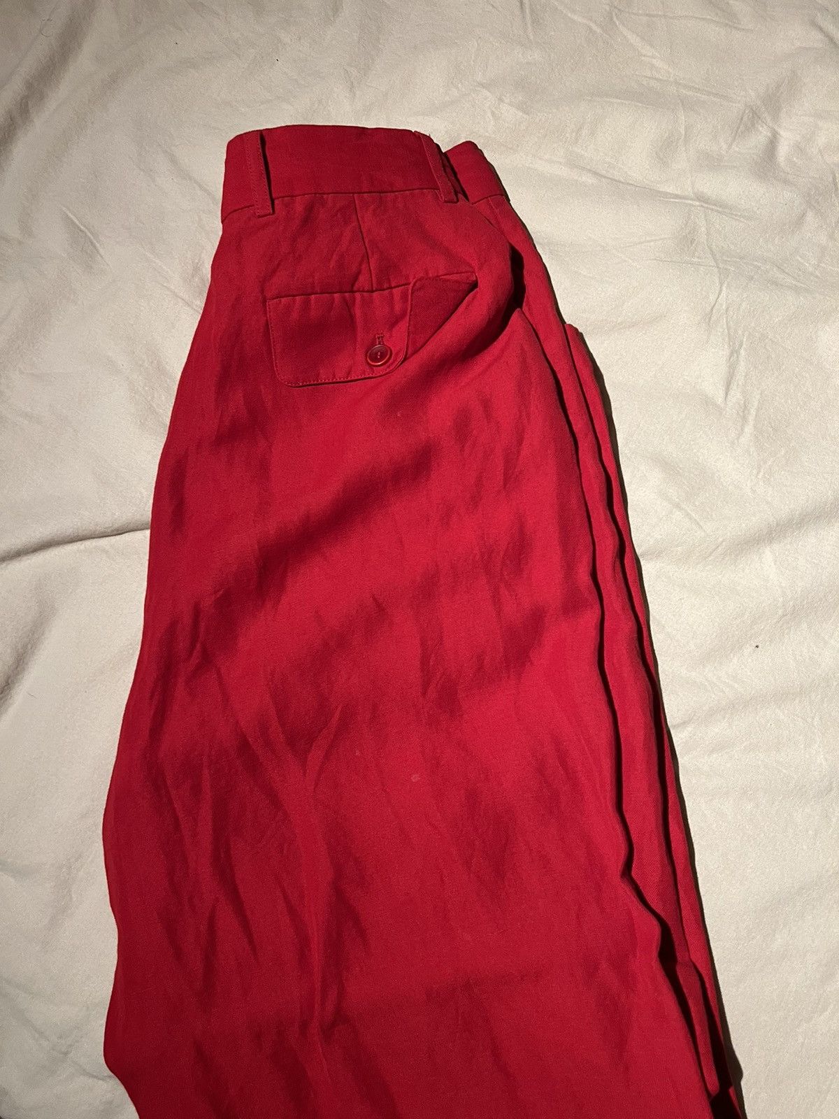 Jacquemus JACQUEMUS LE RAPHIA RED PANTS Size 48S - 3 Thumbnail