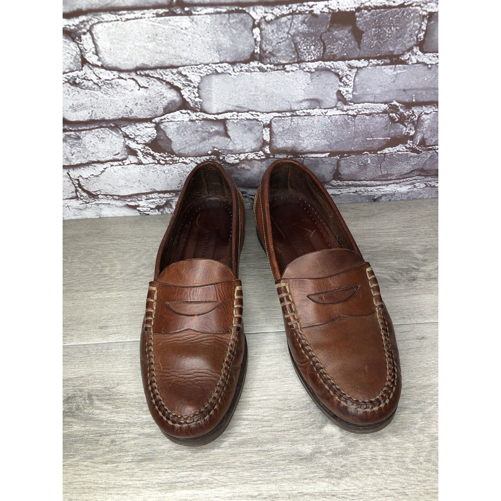 Cole Haan Cole Haan Dark Brown Leather Penny Loafers Casual Shoes Men’ Size US 11.5 / EU 44-45 - 18 Thumbnail