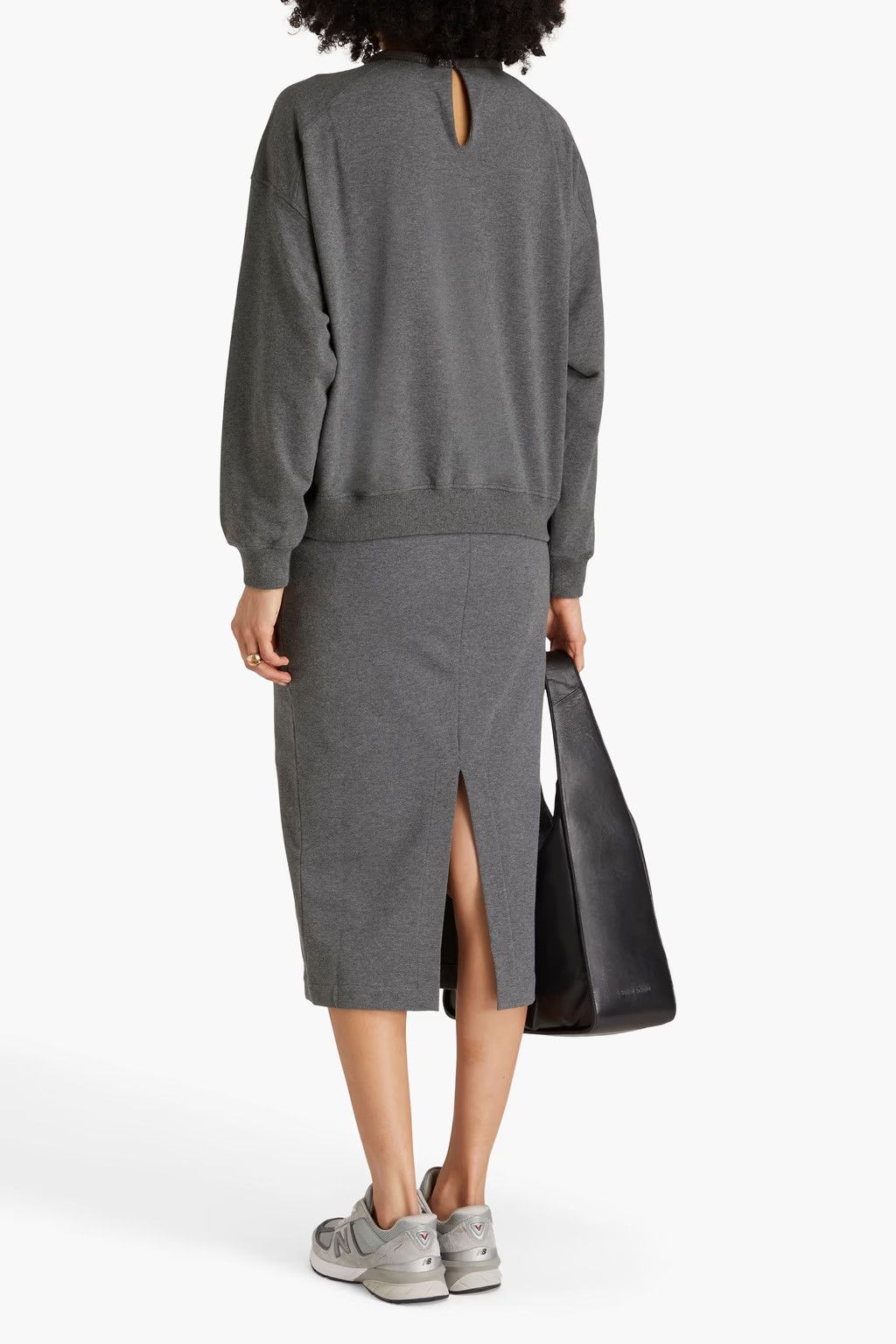 Brunello Cucinelli o1y0825 Sweatshirt in Dark Gray Size M / US 6-8 / IT 42-44 - 3 Thumbnail