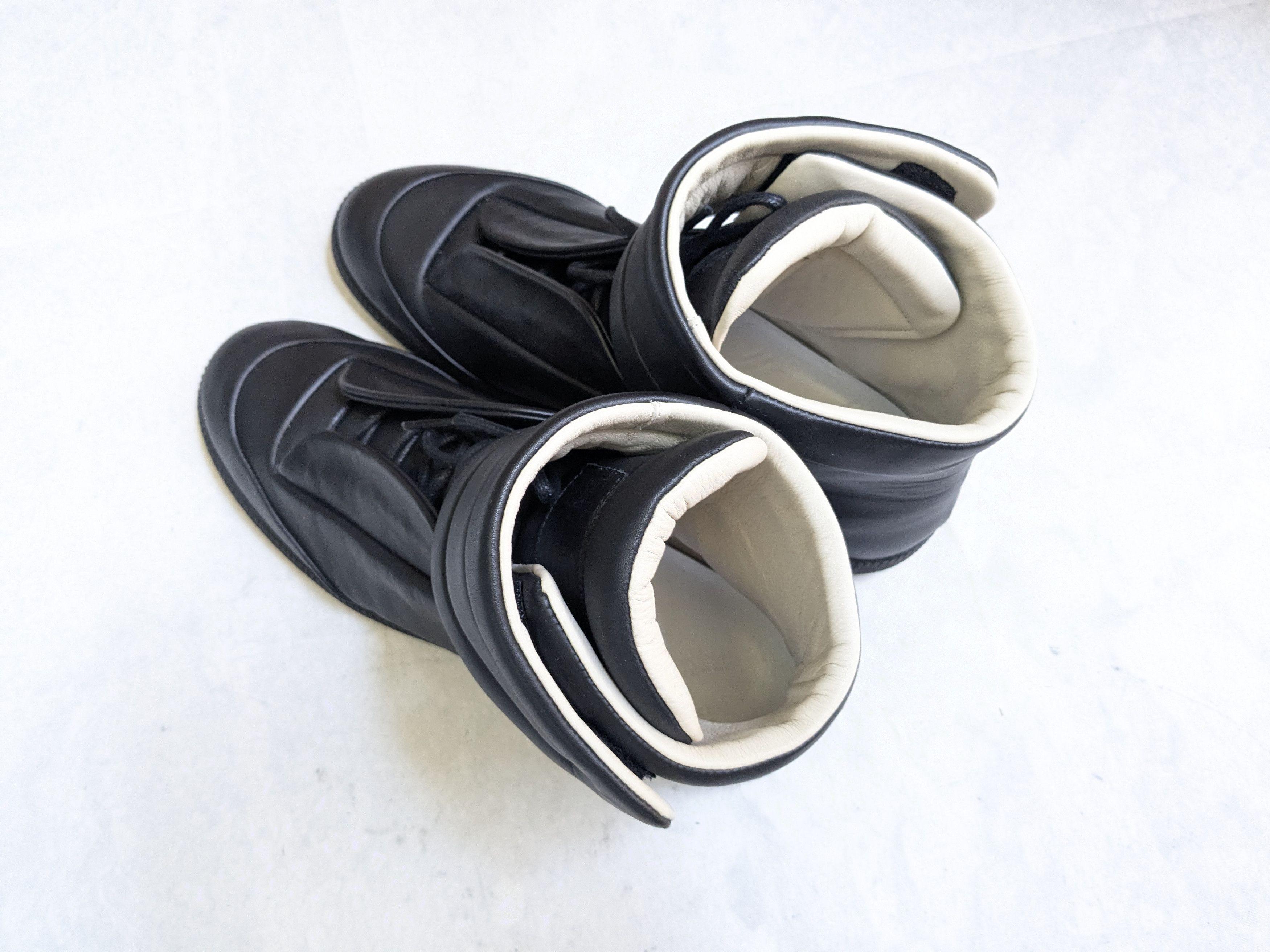 Maison Margiela Maison Margiela Future Sneakers Black 11 44 High Top Leather Size US 11 / EU 44 - 12 Thumbnail