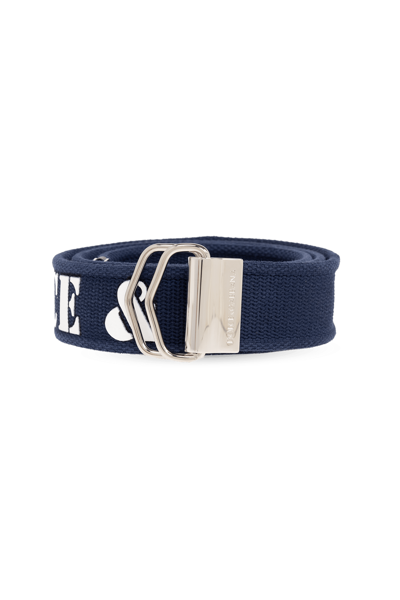 o1s22i1n0225 Size: 95 / Logo Tape Belt in Blue