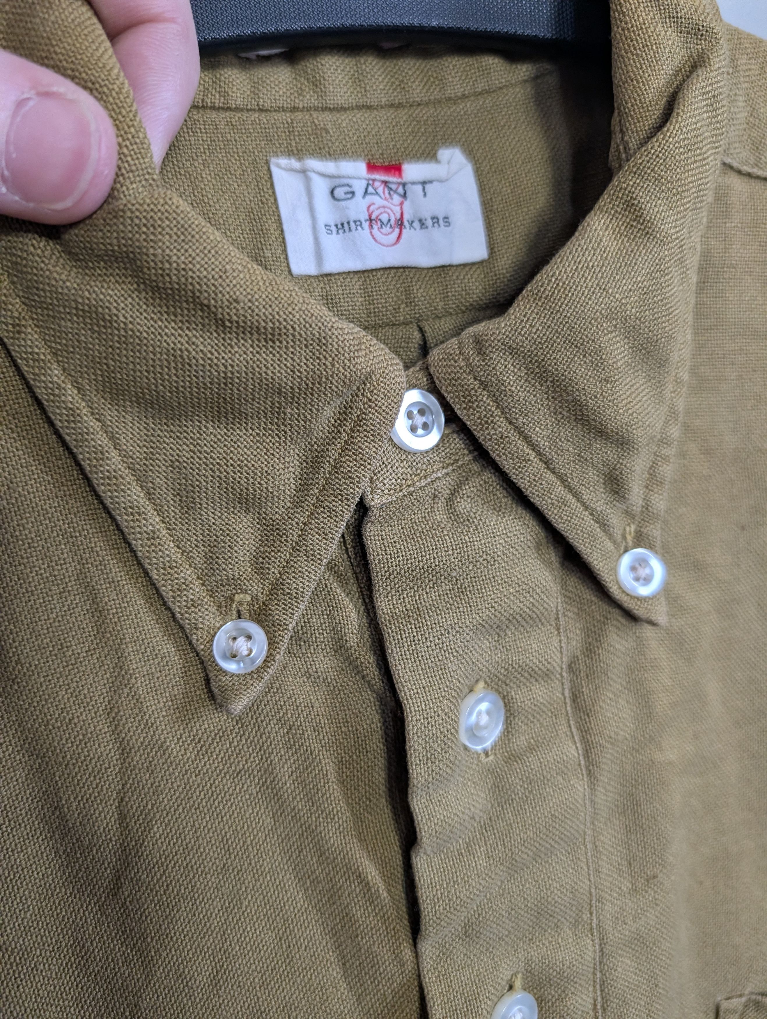 Gant Vintage Hopsack Oxford cotton S/S dress polo sz15 Size US S / EU 44-46 / 1 - 3 Thumbnail