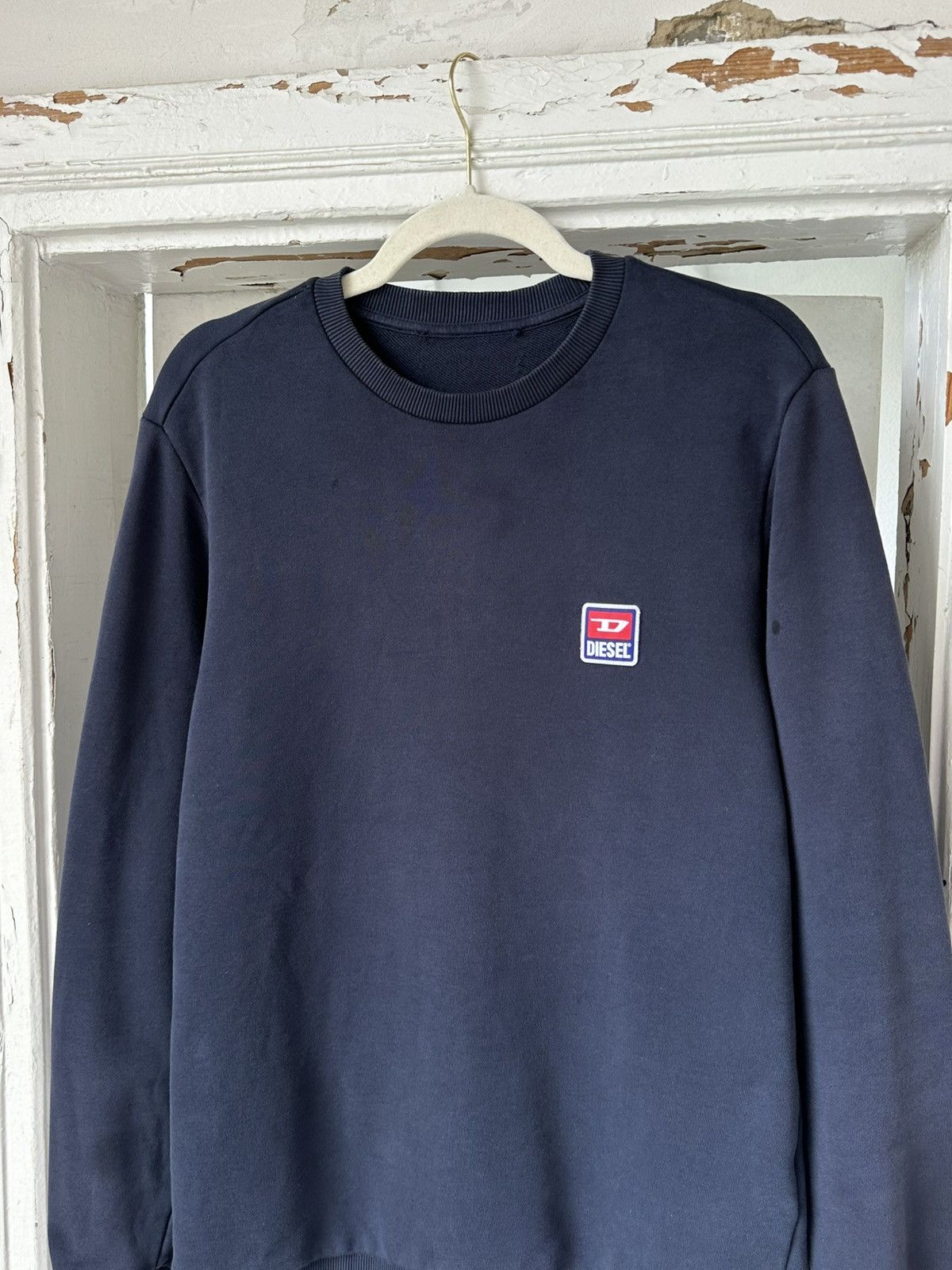 Diesel × Vintage Vintage Diesel Navy Sweatshirt Size US M / EU 48-50 / 2 - 3 Thumbnail
