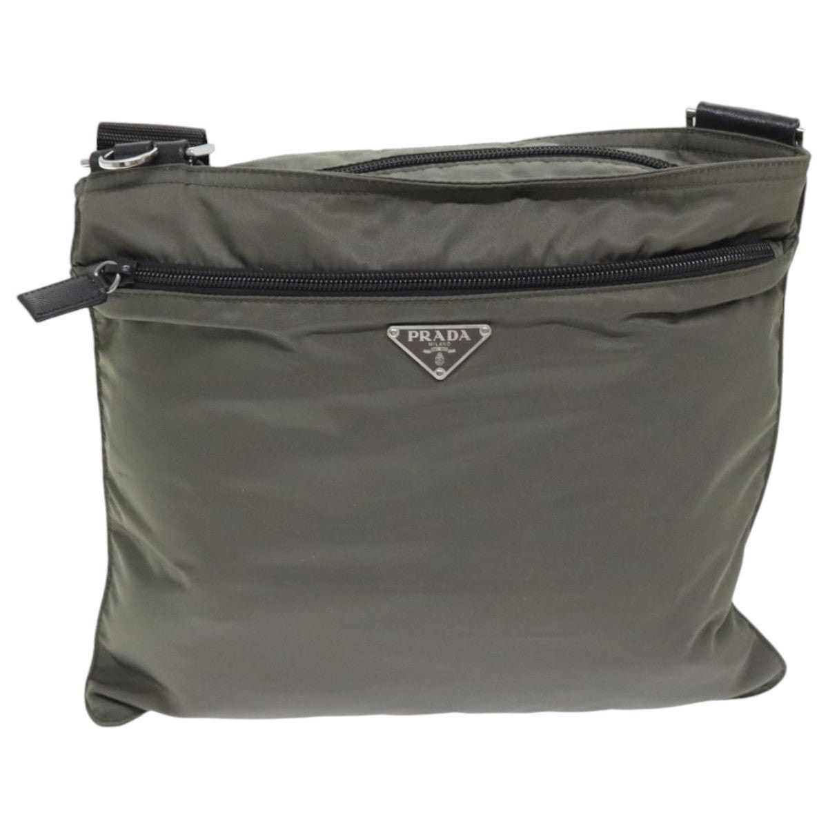 Prada PRADA Shoulder Bag Nylon Gray Silver Size ONE SIZE - 13 Thumbnail