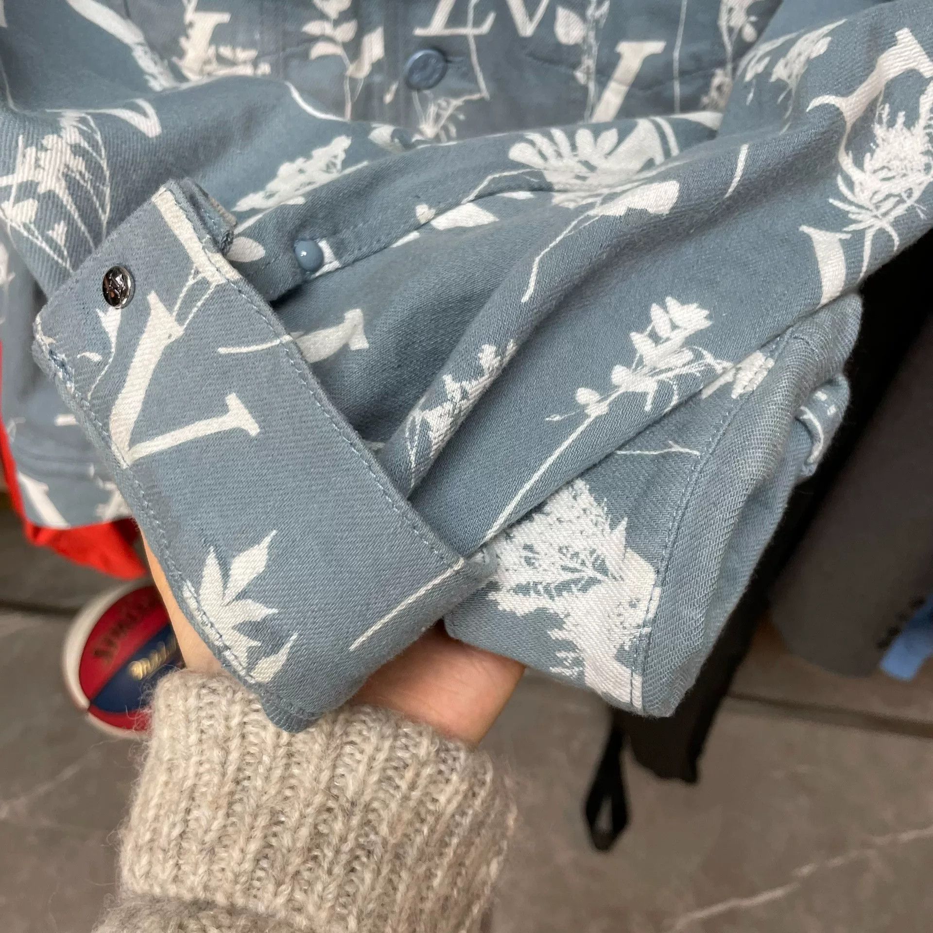 Louis Vuitton Louis Vuitton SS23 Monogram Flower Denim Jacket Size US M / EU 48-50 / 2 - 6 Thumbnail