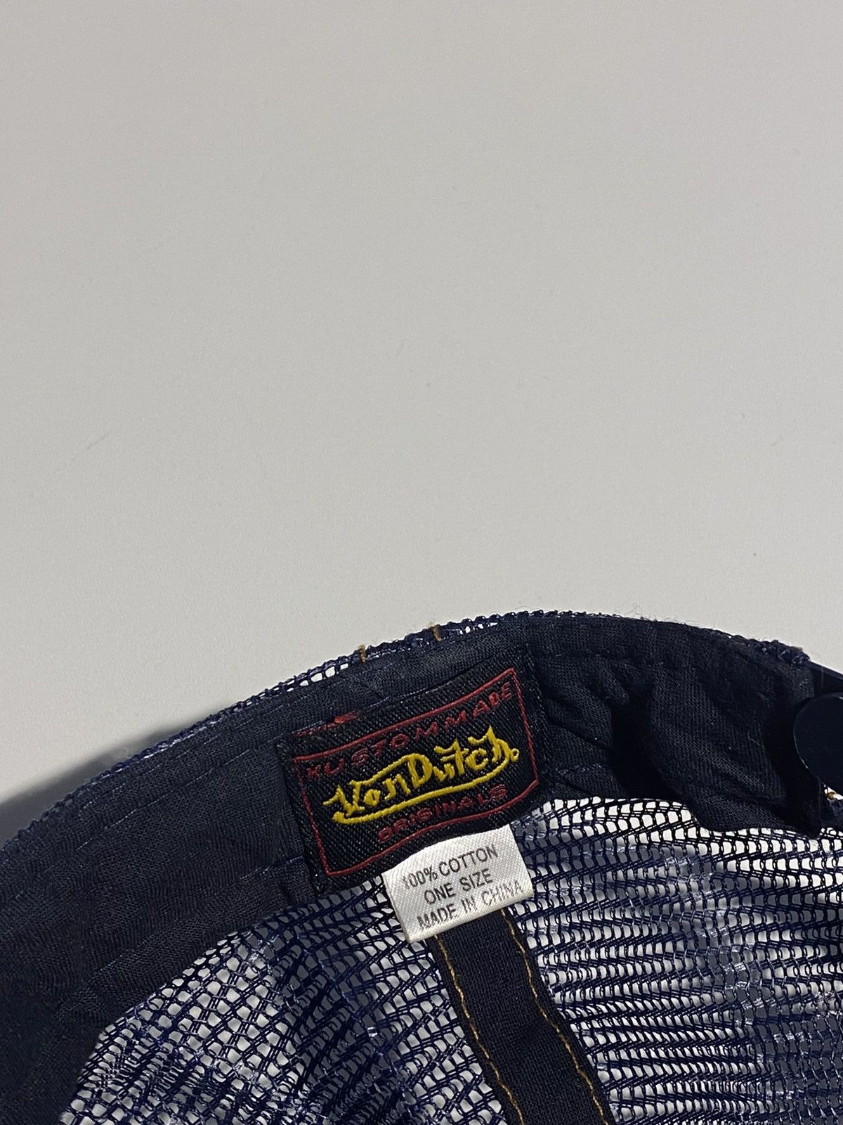 Von Dutch 🔥 00s VON DUTCH RHINESTONES EMBELLISHED DENIM CAP Y2k Size ONE SIZE - 12 Thumbnail