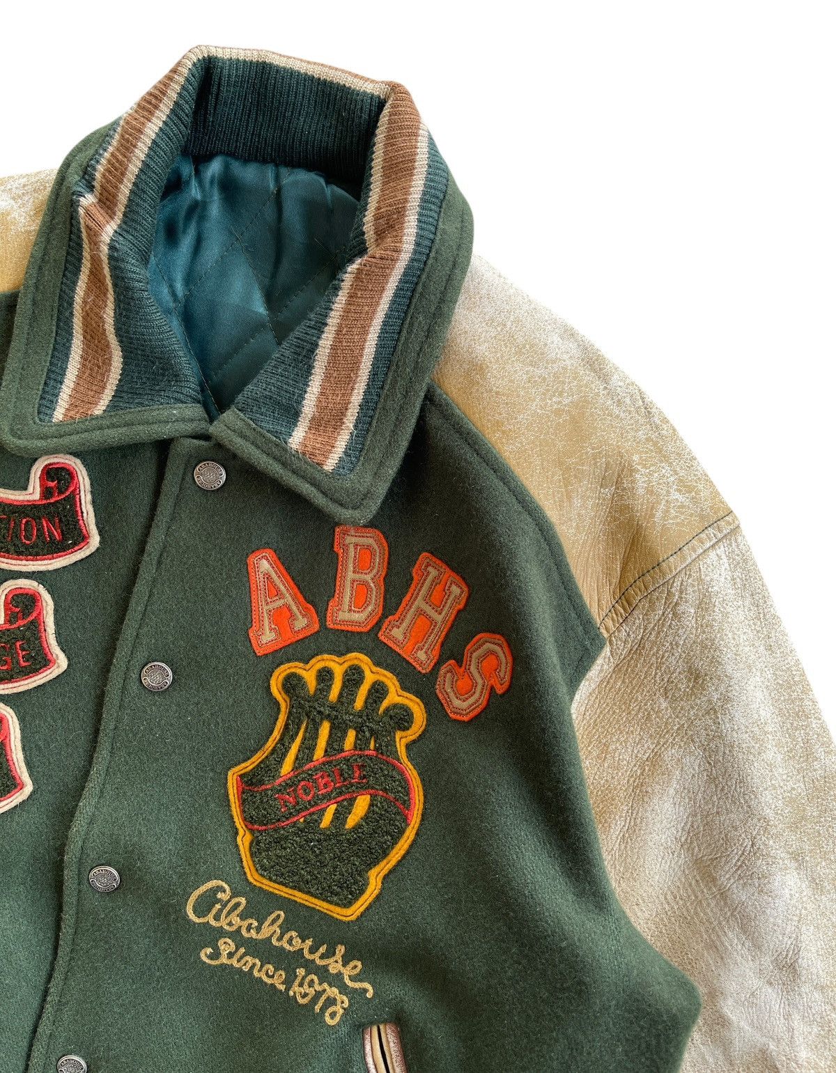 Japanese Brand Vintage Abahouse Varsity Jacket Faded Size US L / EU 52-54 / 3 - 8 Thumbnail