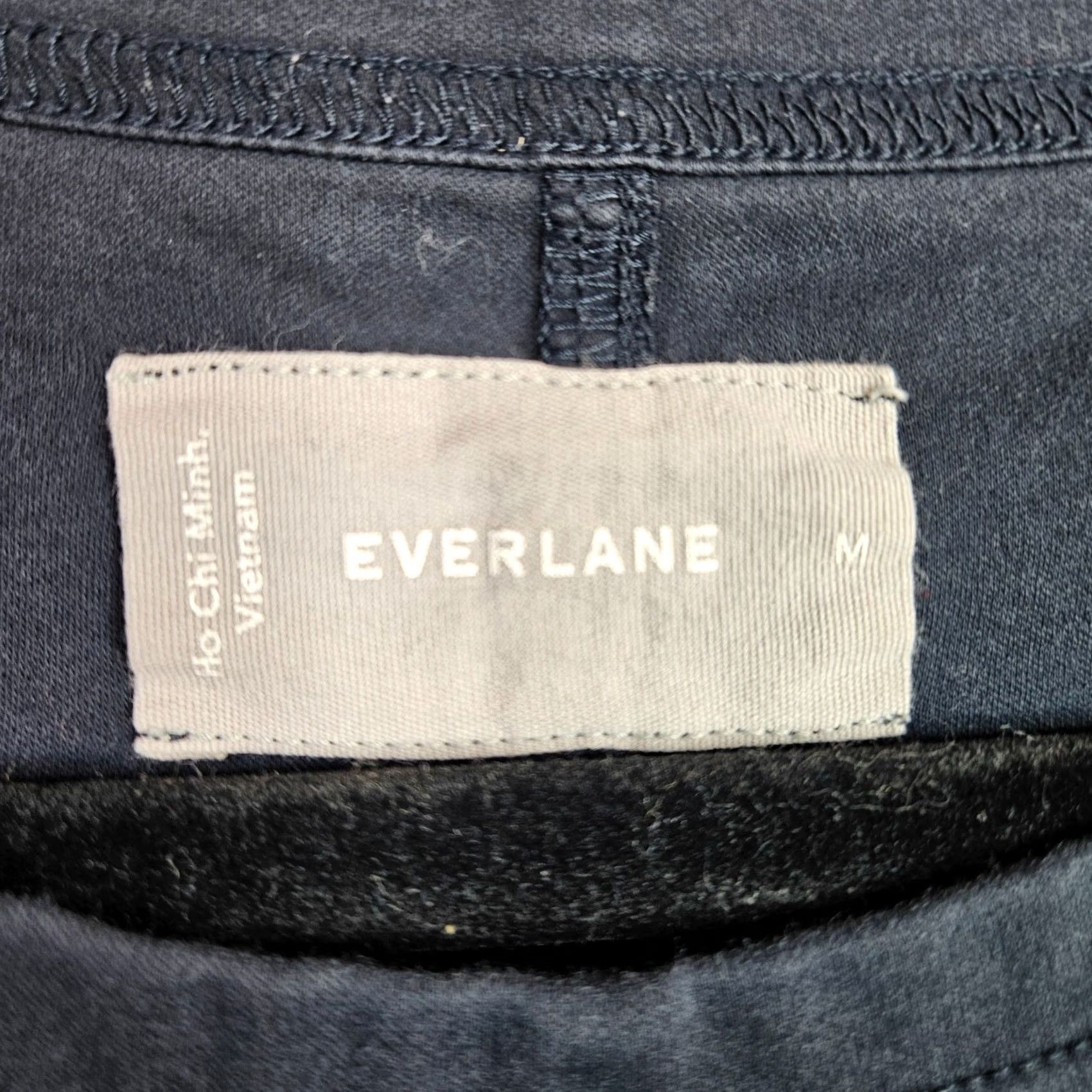 Everlane Everlane The Luxe Cotton Side Slit Tee Dress Women's Navy Blue Sz M Size M / US 6-8 / IT 42-44 - 5 Thumbnail