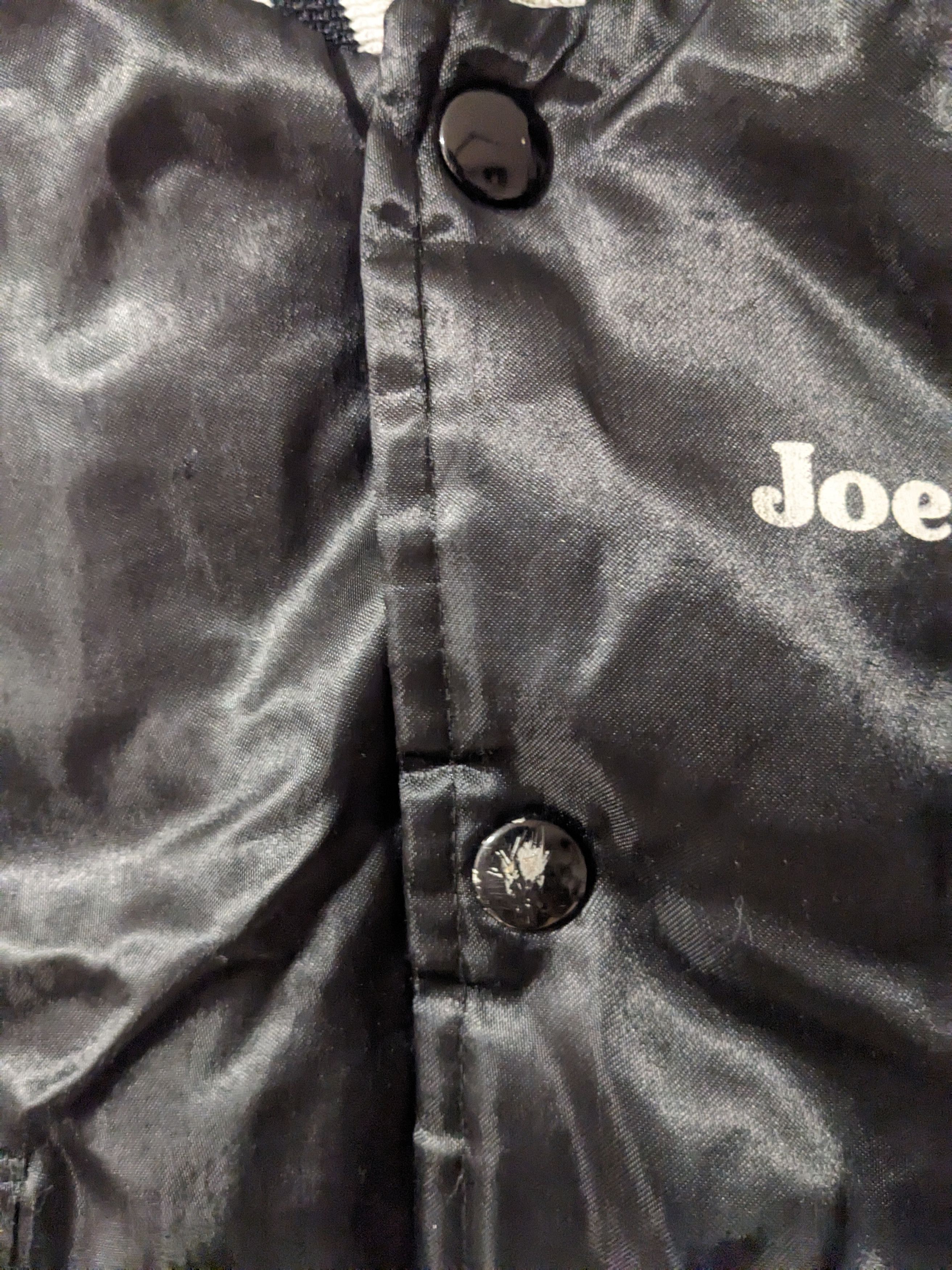 Peanuts × Vintage Vintage 1971 Snoopy Joe Cool Peanuts Black 2T Satin jacket Size US M / EU 48-50 / 2 - 16 Thumbnail