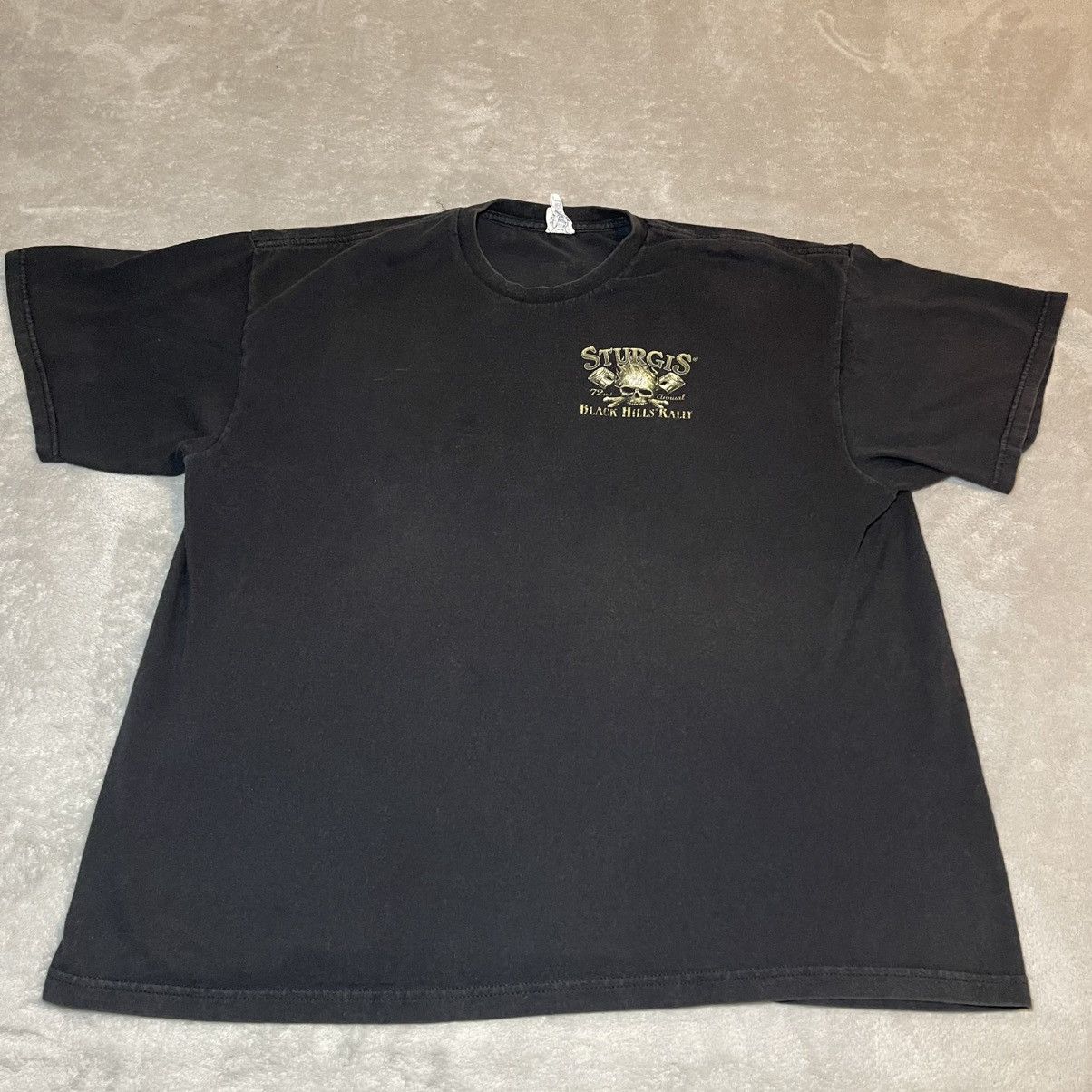 Delta Vintage Sturgis 72nd Annual Black 2012 Shirt Men 2XL Y2K Size US XXL / EU 58 / 5 - 4 Thumbnail