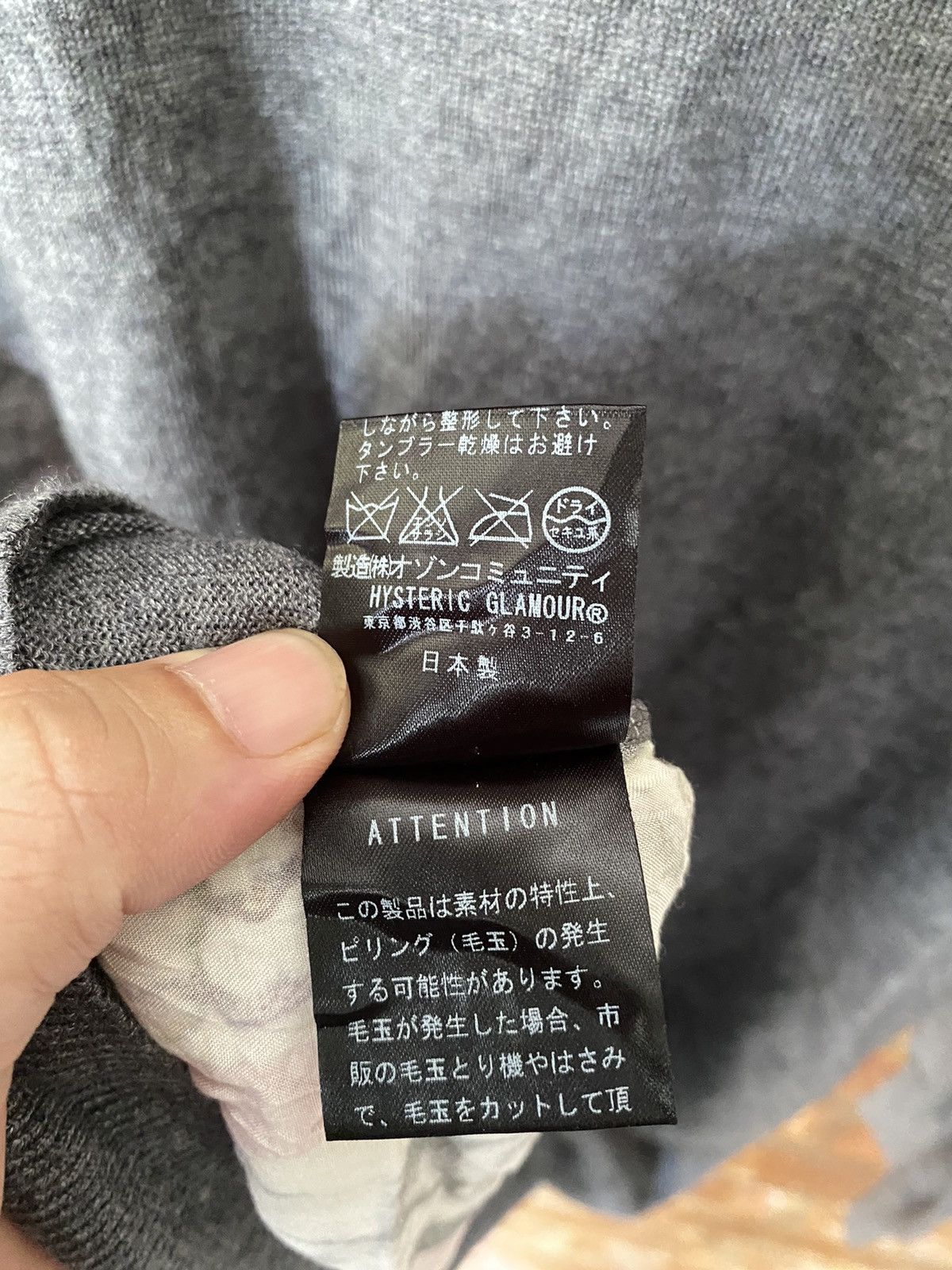 2000s Hysteric X Courtney Love cobain knit
