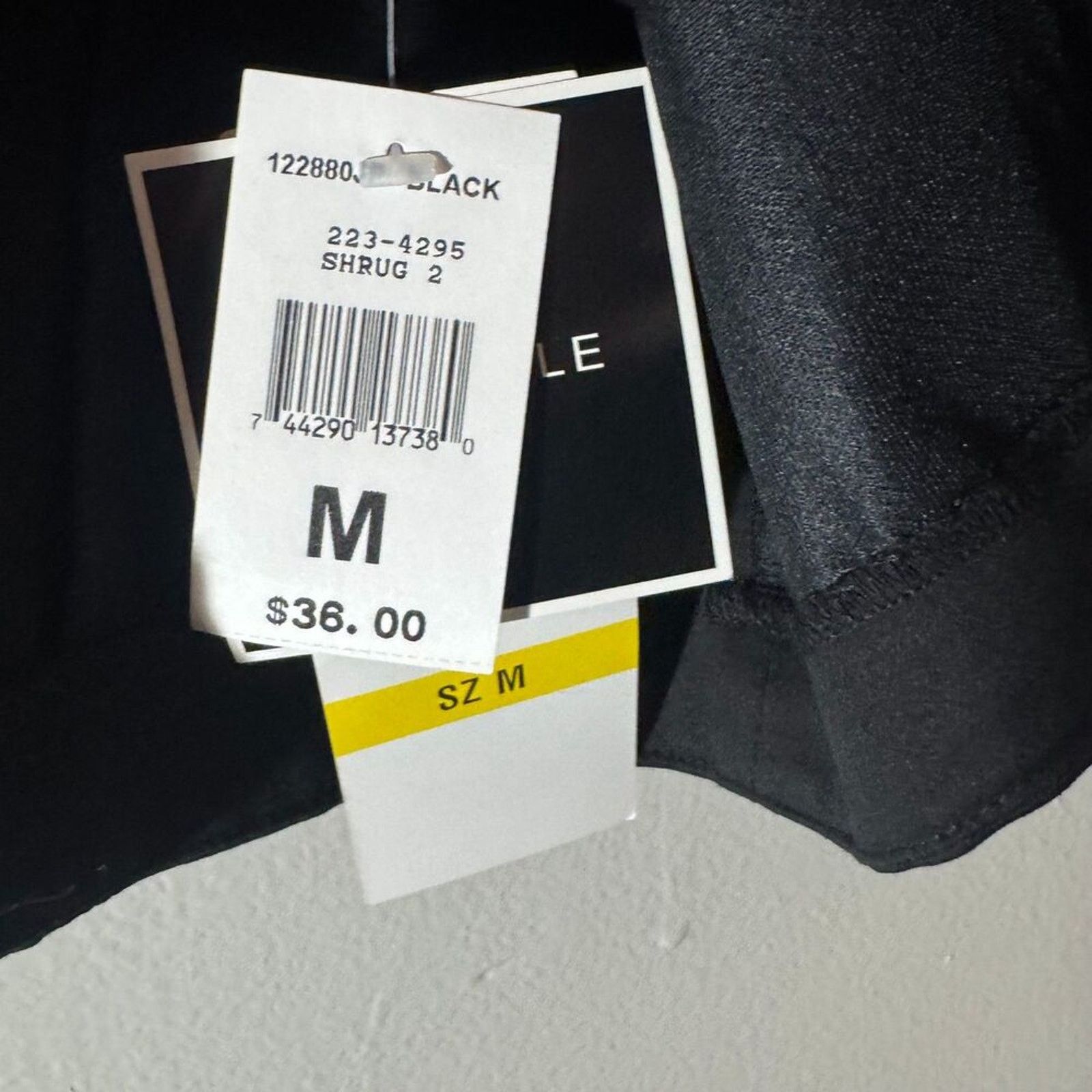Other NWT R&K Originals Black Cropped Shrug Jacket | Cotton Bolero Size M / US 6-8 / IT 42-44 - 5 Thumbnail