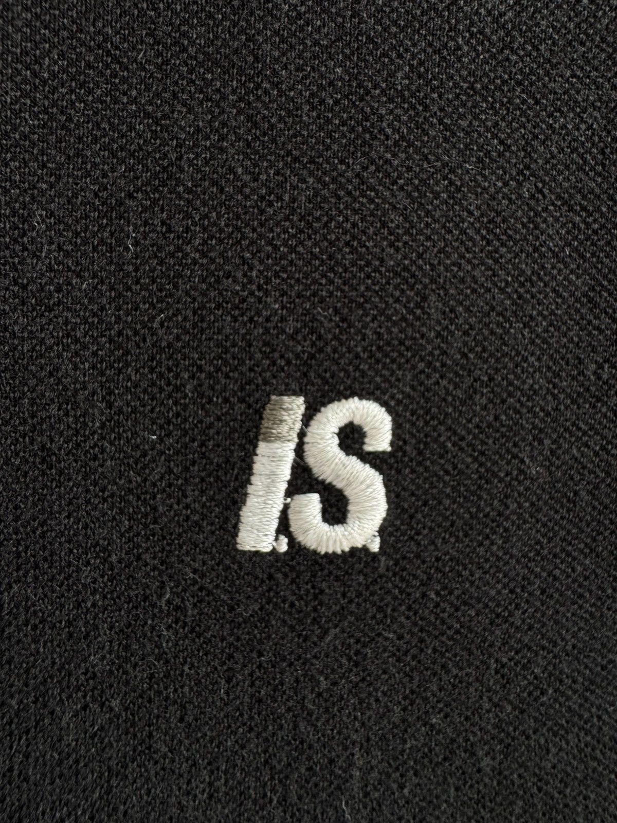 Issey Miyake Vintage Issey Miyake iS Black Small Logo Polo Shirt Size US S / EU 44-46 / 1 - 3 Thumbnail