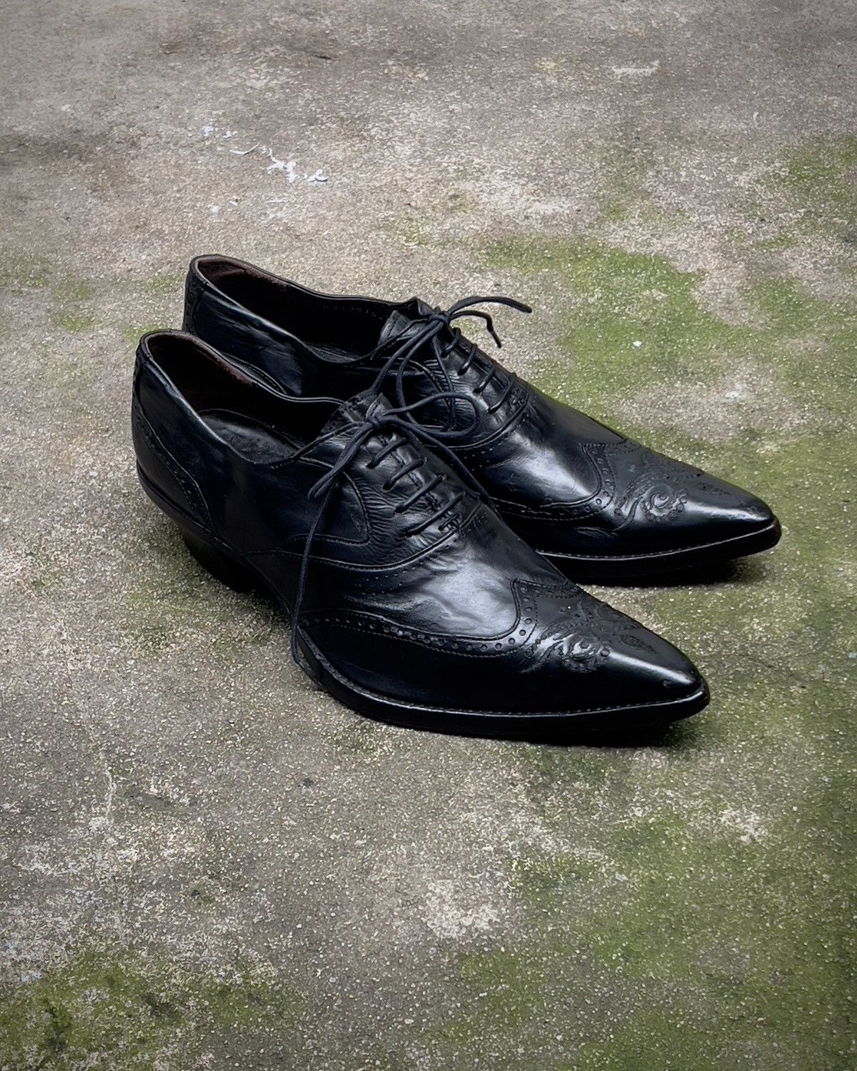 靴 alfredo bannister leather shoes Y2K 00s alfredo bannister leather shoes Y2K 00s Alfredo BANNISTER Shoes