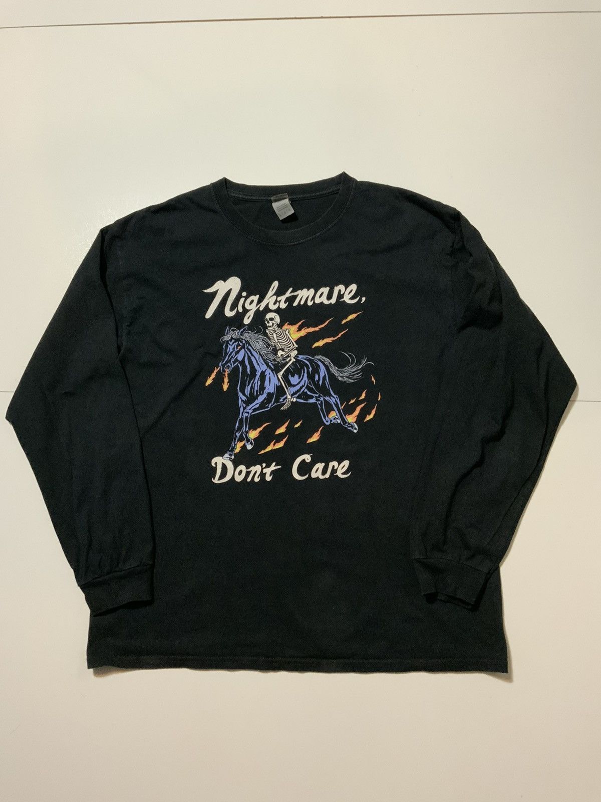 Other Nightmare Don’t Care Hillary White Rabbit Skeleton T-Shirt Size US L / EU 52-54 / 3 - 1 Thumbnail
