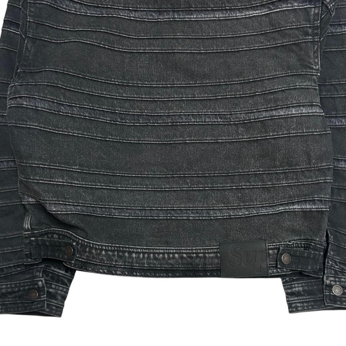 Supreme Supreme Layered Black Denim Jacket Size US S / EU 44-46 / 1 - 7 Thumbnail