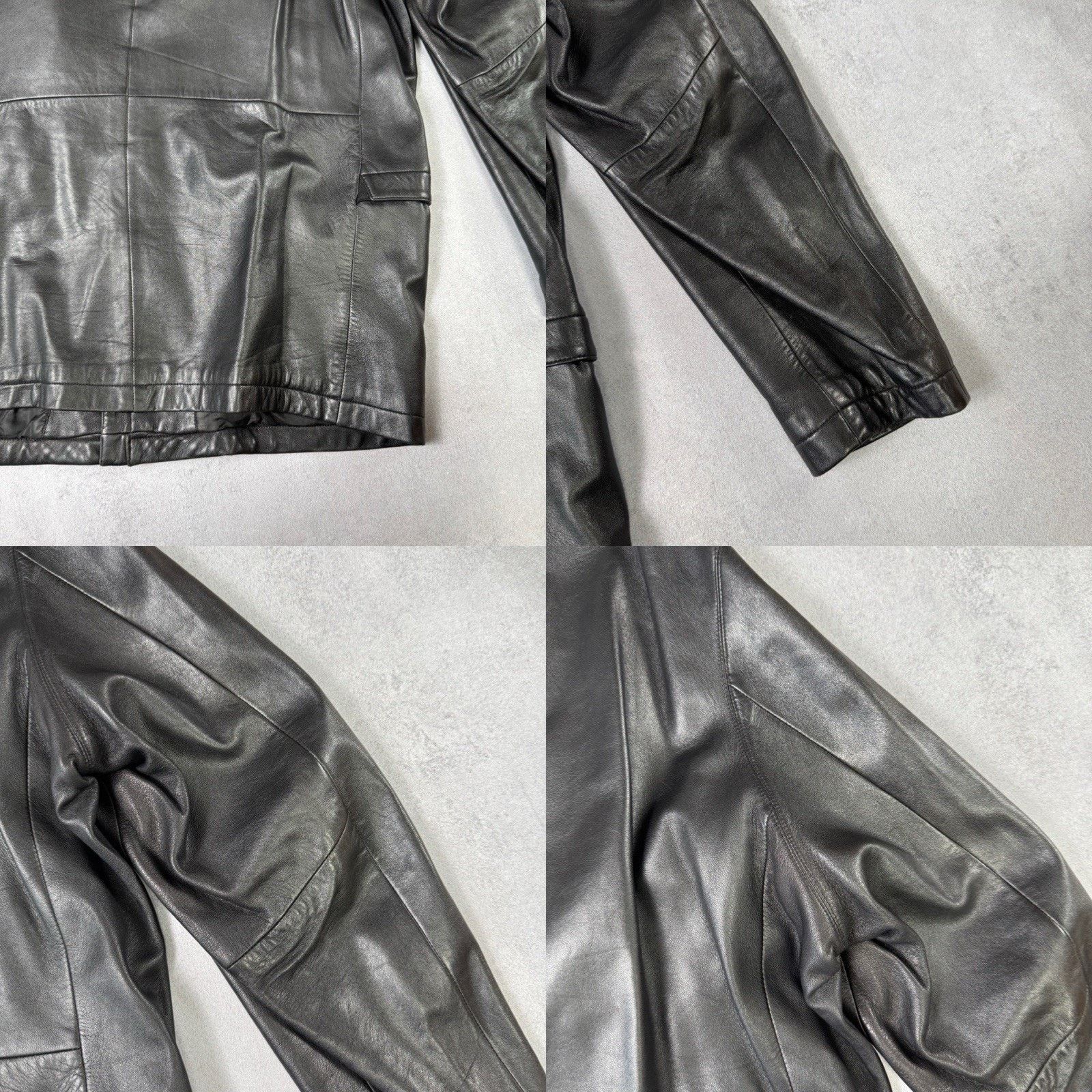 Hugo Boss Vintage Hugo Boss Leather Jacket Men Size 56 Black Size US XL / EU 56 / 4 - 23 Thumbnail