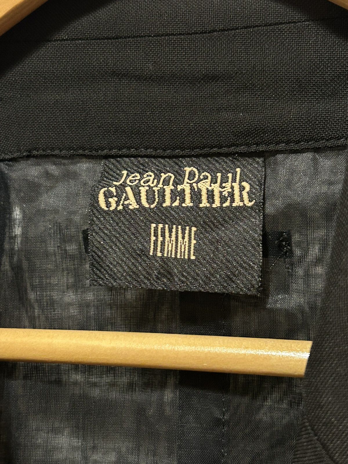 Jean Paul Gaultier SS03 LOOK 14 MSRP: $2.4K Cut Out Tail Hi-Lo Blazer Jacket Size US M / EU 48-50 / 2 - 4 Thumbnail