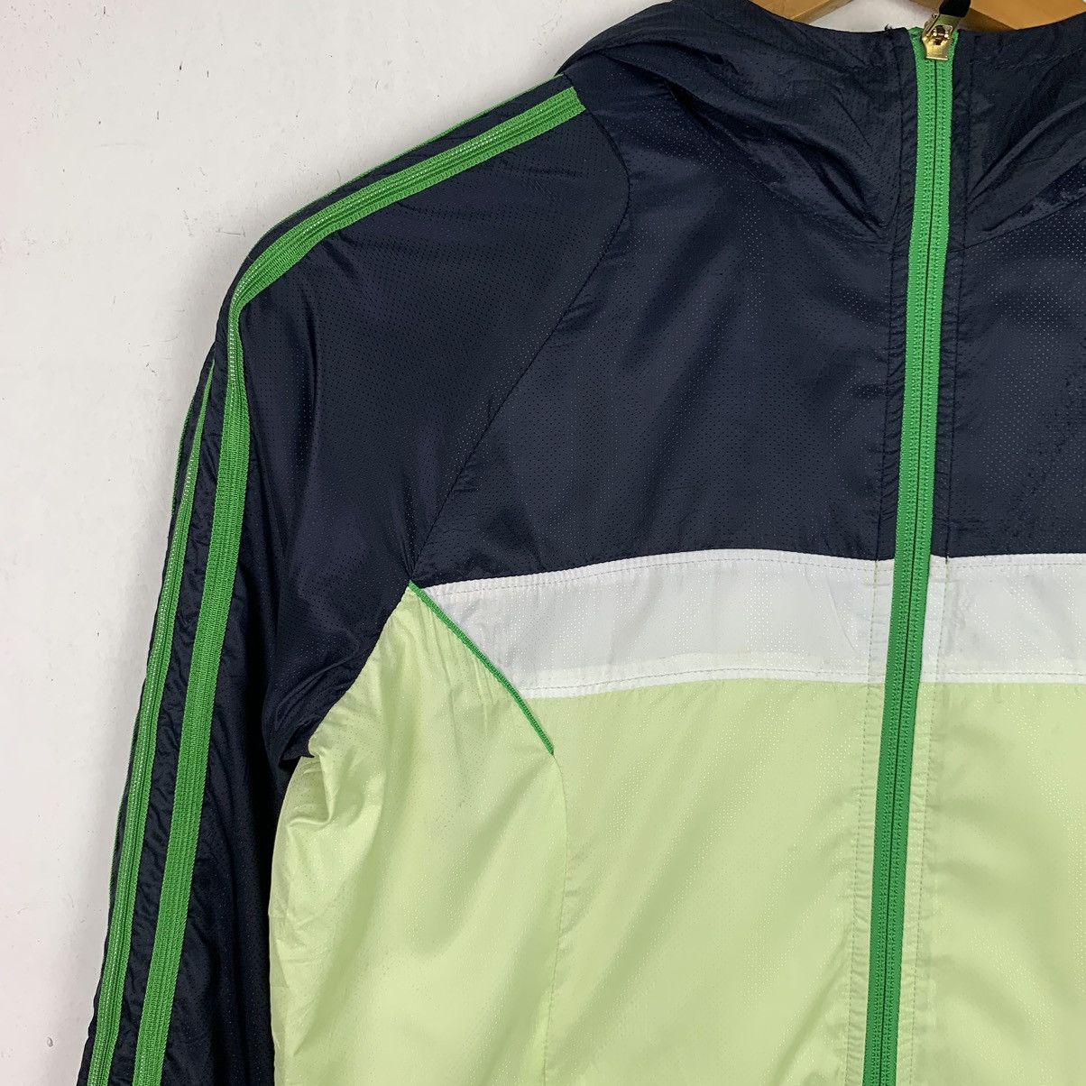Adidas × Vintage Vintage Adidas Zip Up Hoodie Windbreaker Size US M / EU 48-50 / 2 - 3 Thumbnail