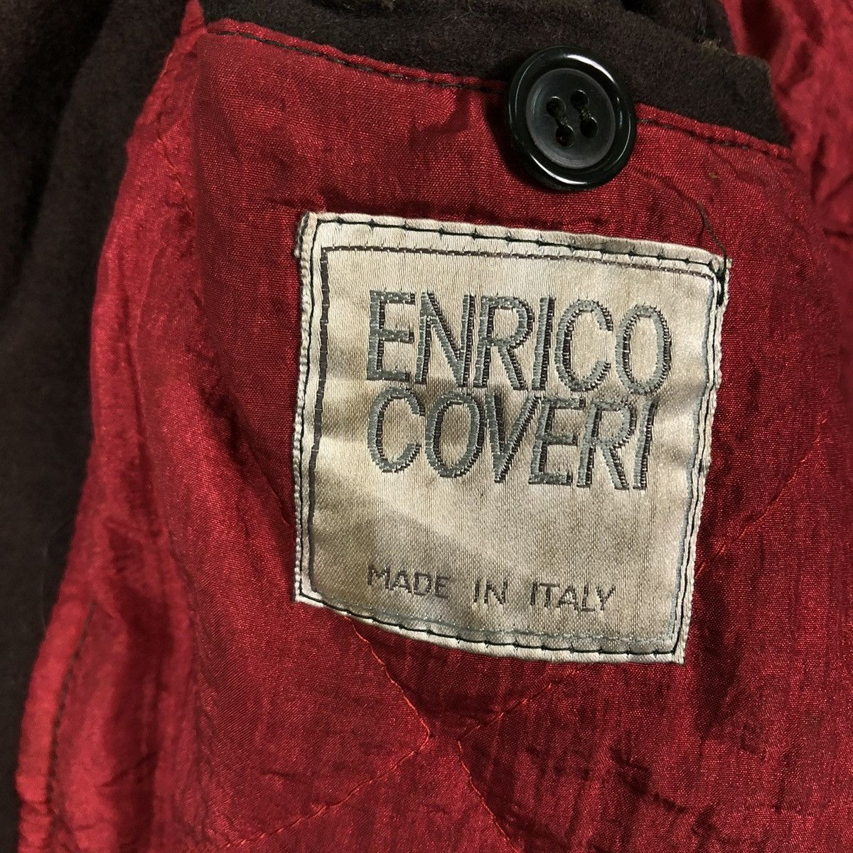 Enrico Coveri 🔥VINTAGE SUEDE BOMBER LEATHER JACKET ENRICO COVERI ITALY Size US M / EU 48-50 / 2 - 16 Thumbnail