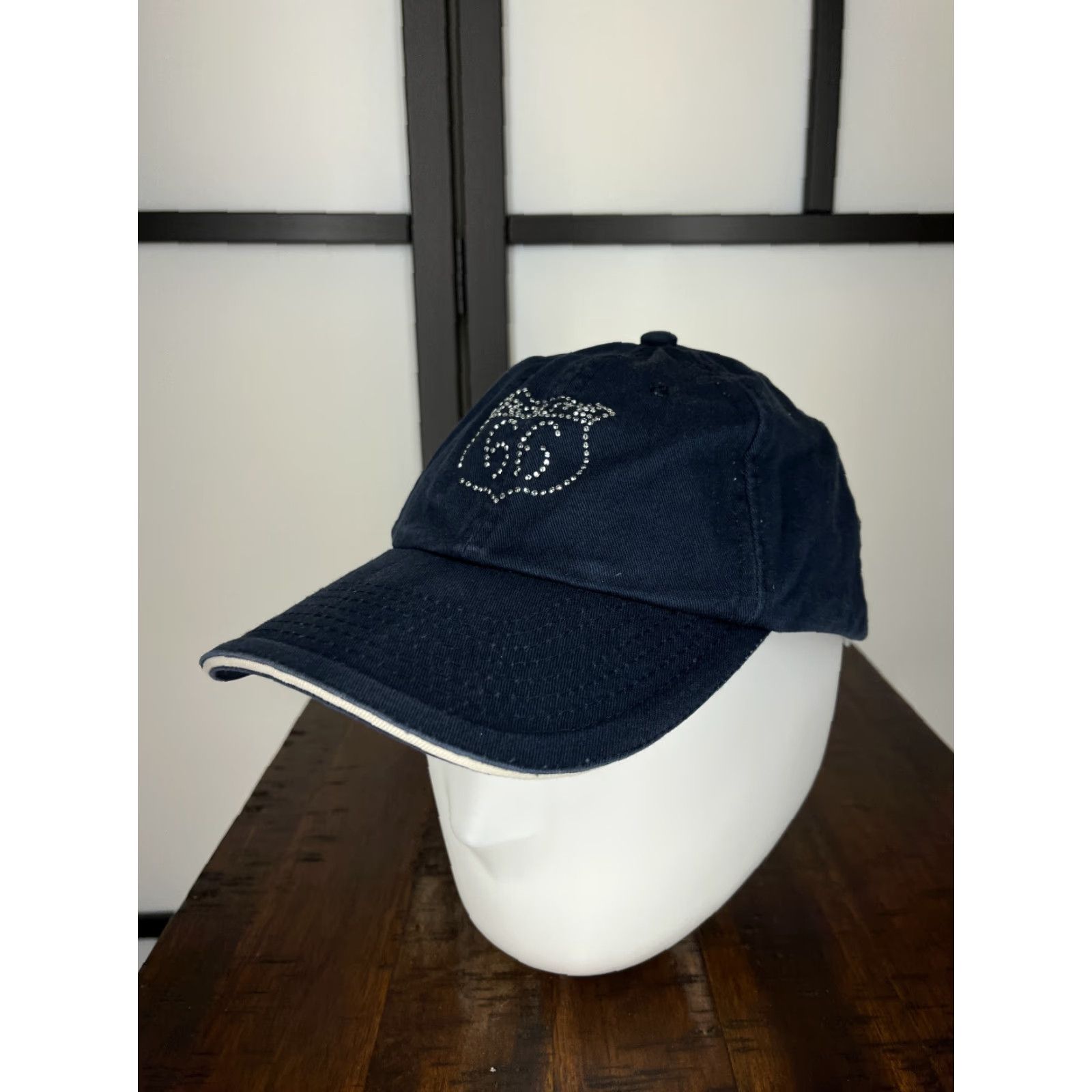 Route 66 Route 66 Hat Cap Strap Back Womens One Size Blue Bling Jeweled Cotton Twill Hat Cap Strap Back Womens One Size Blue Bling Jeweled Cotton Twill Size ONE SIZE - 4 Thumbnail