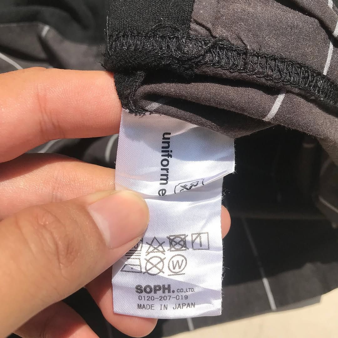 Sophnet. Uniform Experiment X Sophnet Hiroshi Fujiwara Black T shirt Size US L / EU 52-54 / 3 - 8 Thumbnail