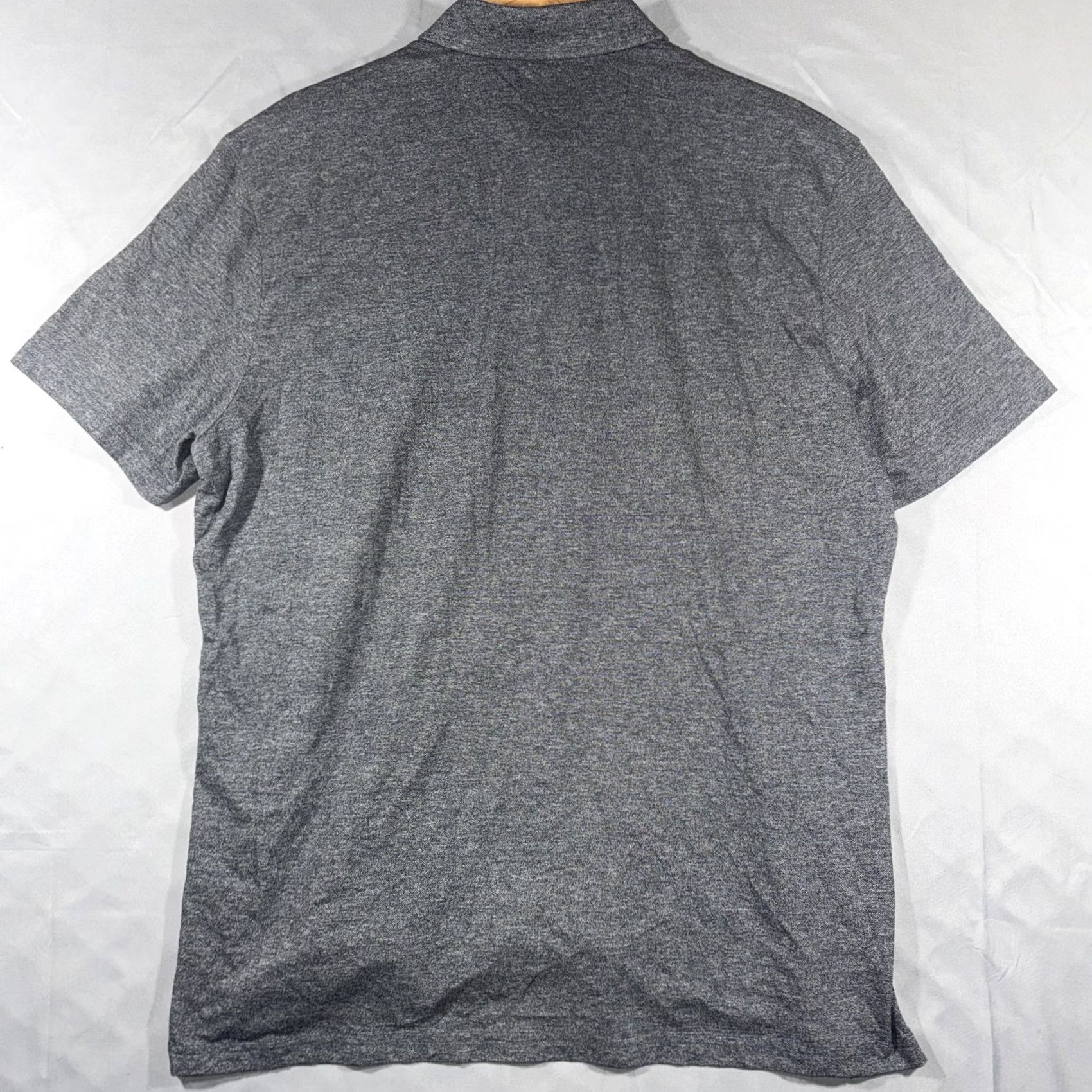 Faherty Faherty Reserve The Movement Polo XXL Heathered Gray Short Sleeve Jersey Knit Mens 2XL Casual/Regular Fit Polo Shirt with Logo Accent Size US XXL / EU 58 / 5 - 2 Thumbnail