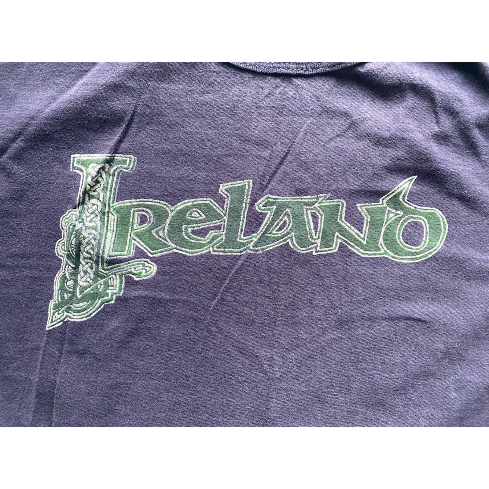 Vintage VINTAGE Tex Print T-Shirt Ireland 42/44 Men Short Sleeve See Photos Size US XL / EU 56 / 4 - 5 Thumbnail