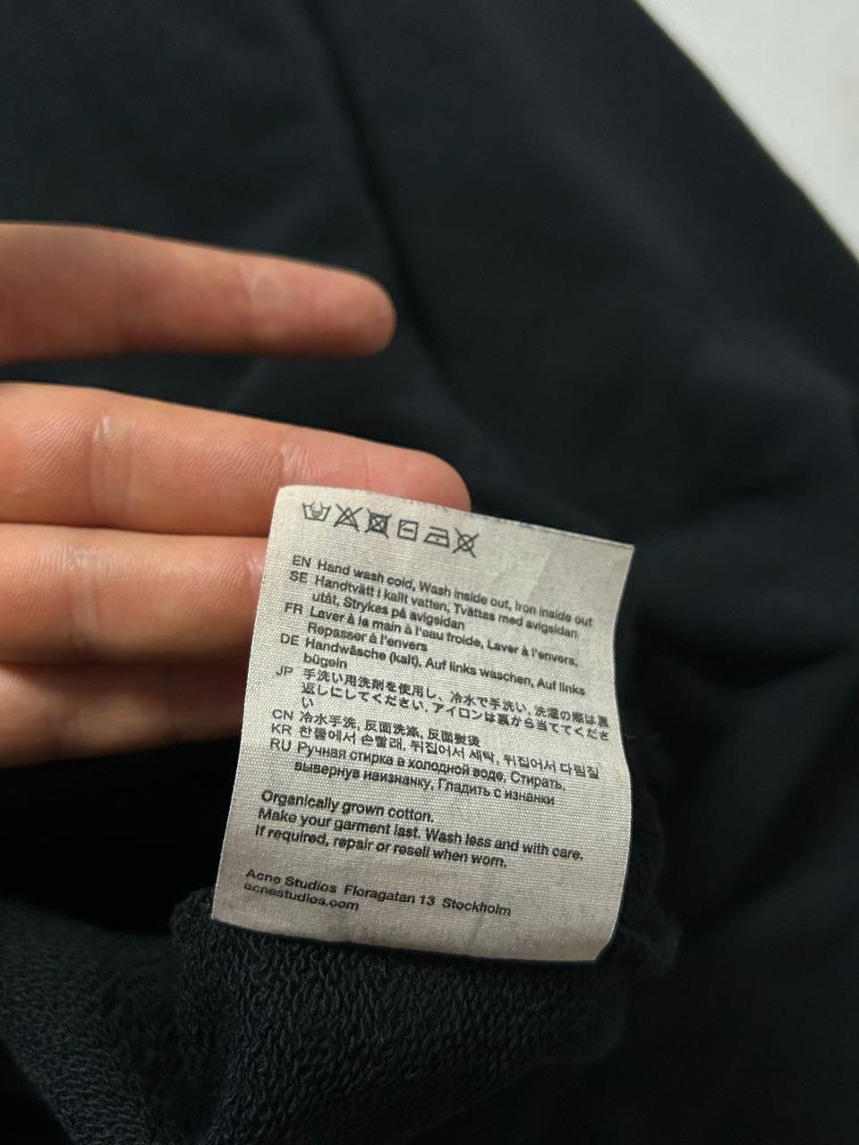Acne Studios Acne Studios Long Sleeve with Large Vintage Gold Logo Size US L / EU 52-54 / 3 - 7 Thumbnail