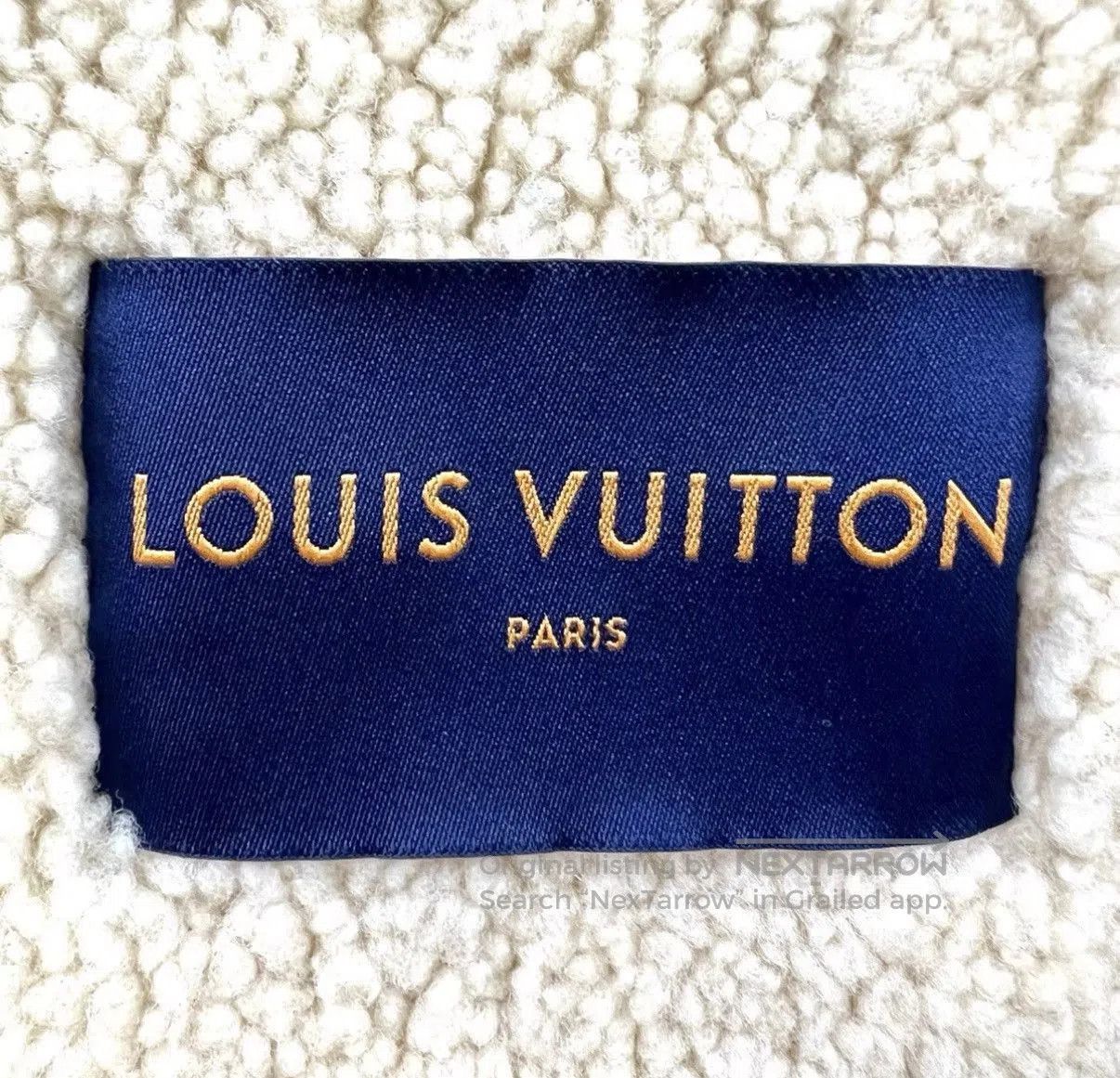 Louis Vuitton Brown Shearling Collar Leather Jacket Size L. Size US L / EU 52-54 / 3 - 5 Thumbnail