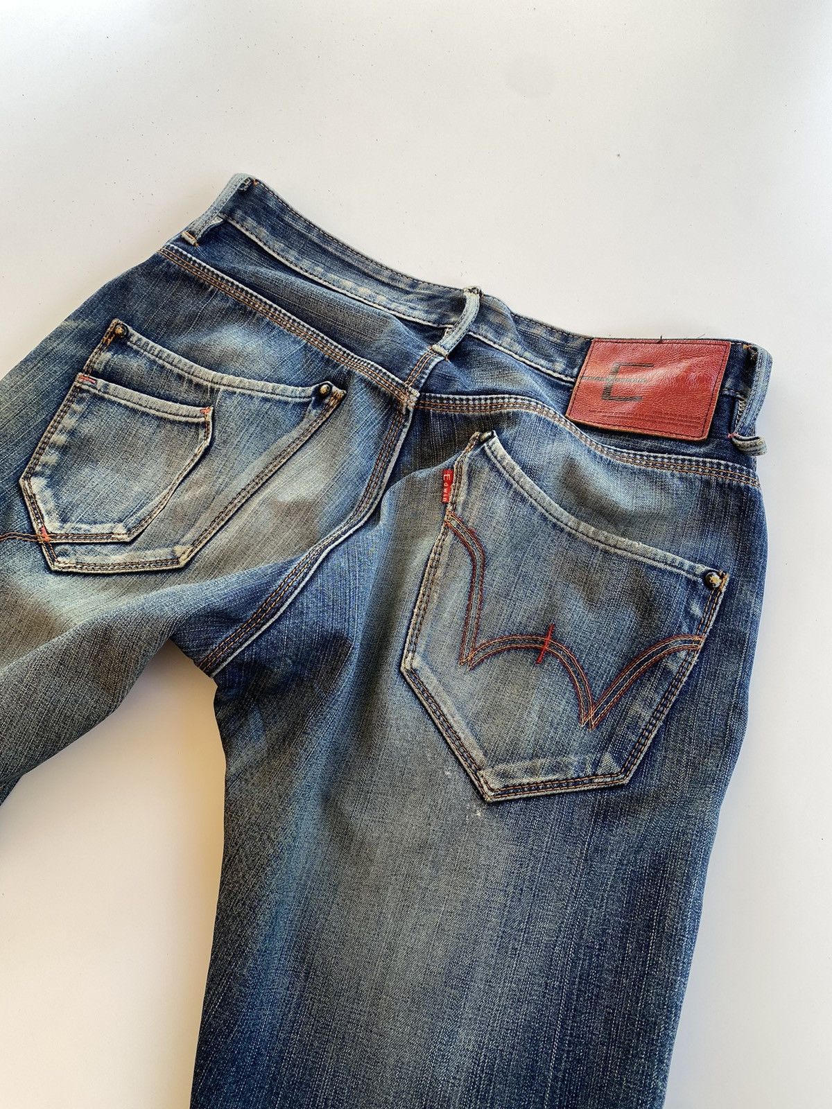 Edwin × Vintage Vintage Edwin Denim Distressed Size US 32 / EU 48 - 8 Thumbnail