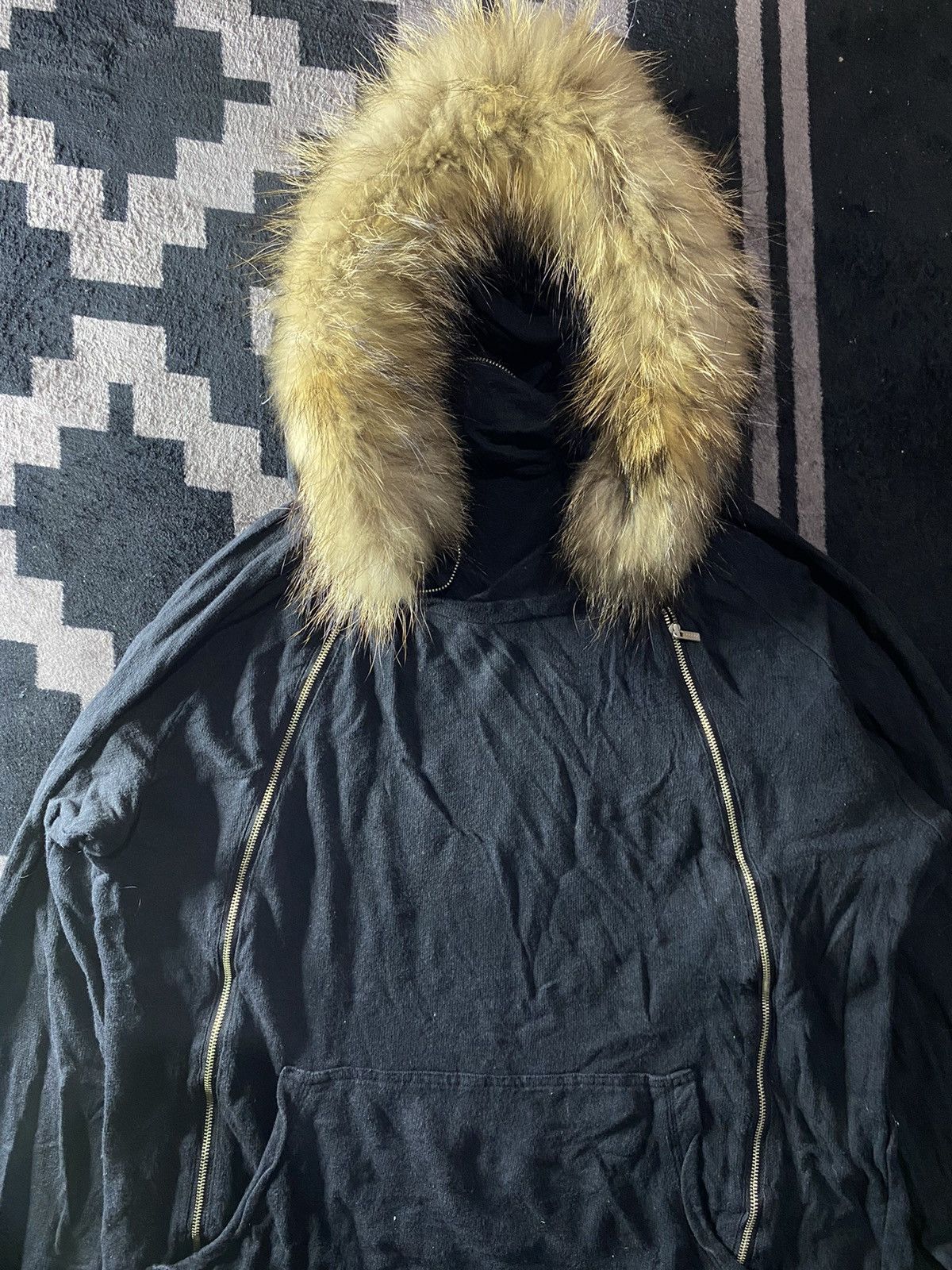 If Six Was Nine × Japanese Brand × Le Grande Bleu (L.G.B.) Crazy codes combine double layers multi zip hoodie lgb style Size US L / EU 52-54 / 3 - 4 Thumbnail