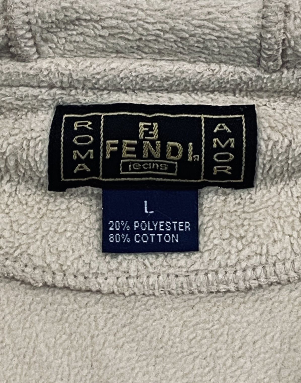 Fendi Fendi Zip Hoodie Fleece Pullover Vintage Size US S / EU 44-46 / 1 - 9 Thumbnail