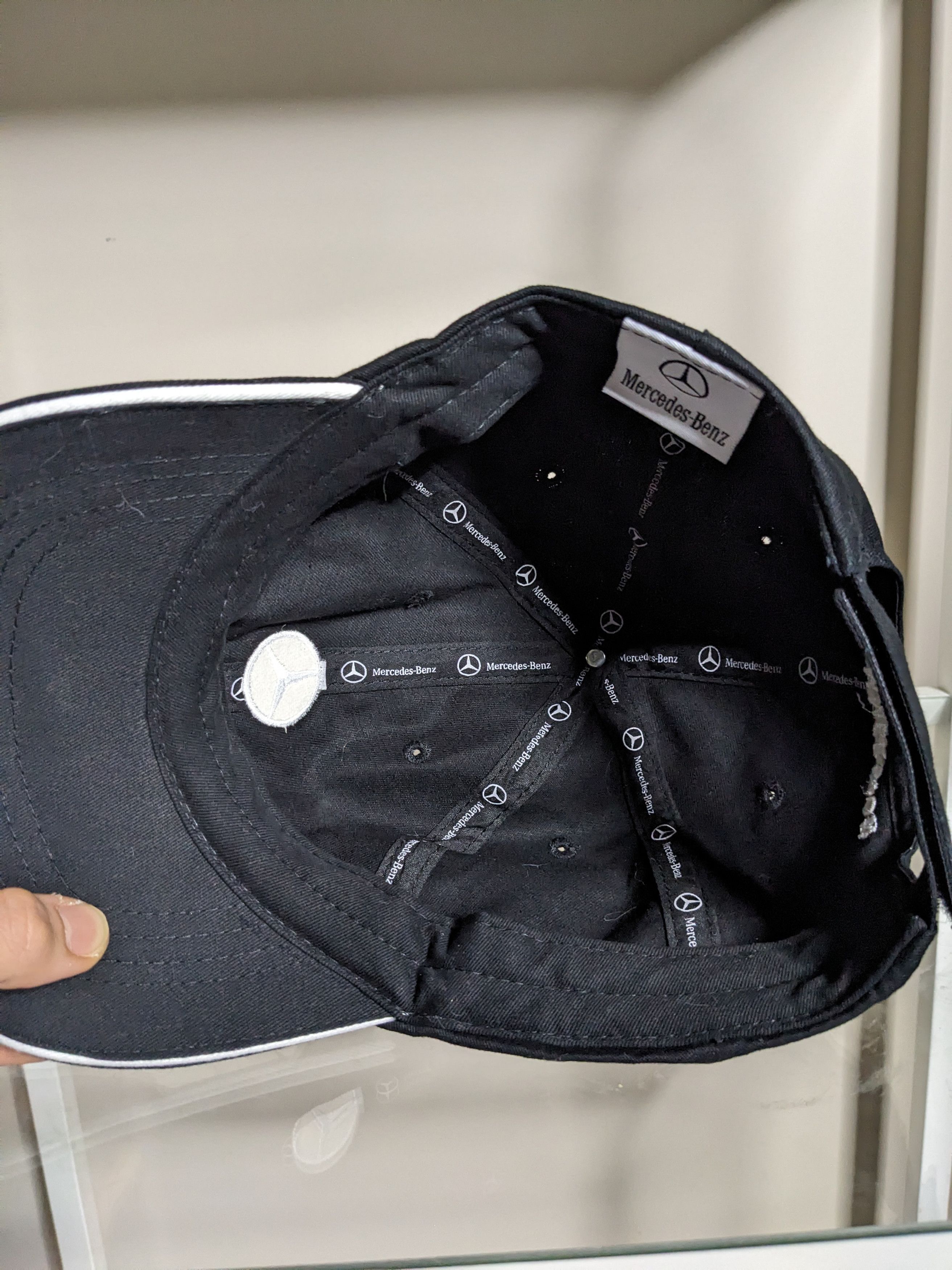 Mercedes-Benz Mercedes Benz Hat Black Emroidered Logo OS Baseball Cap Size ONE SIZE - 7 Thumbnail