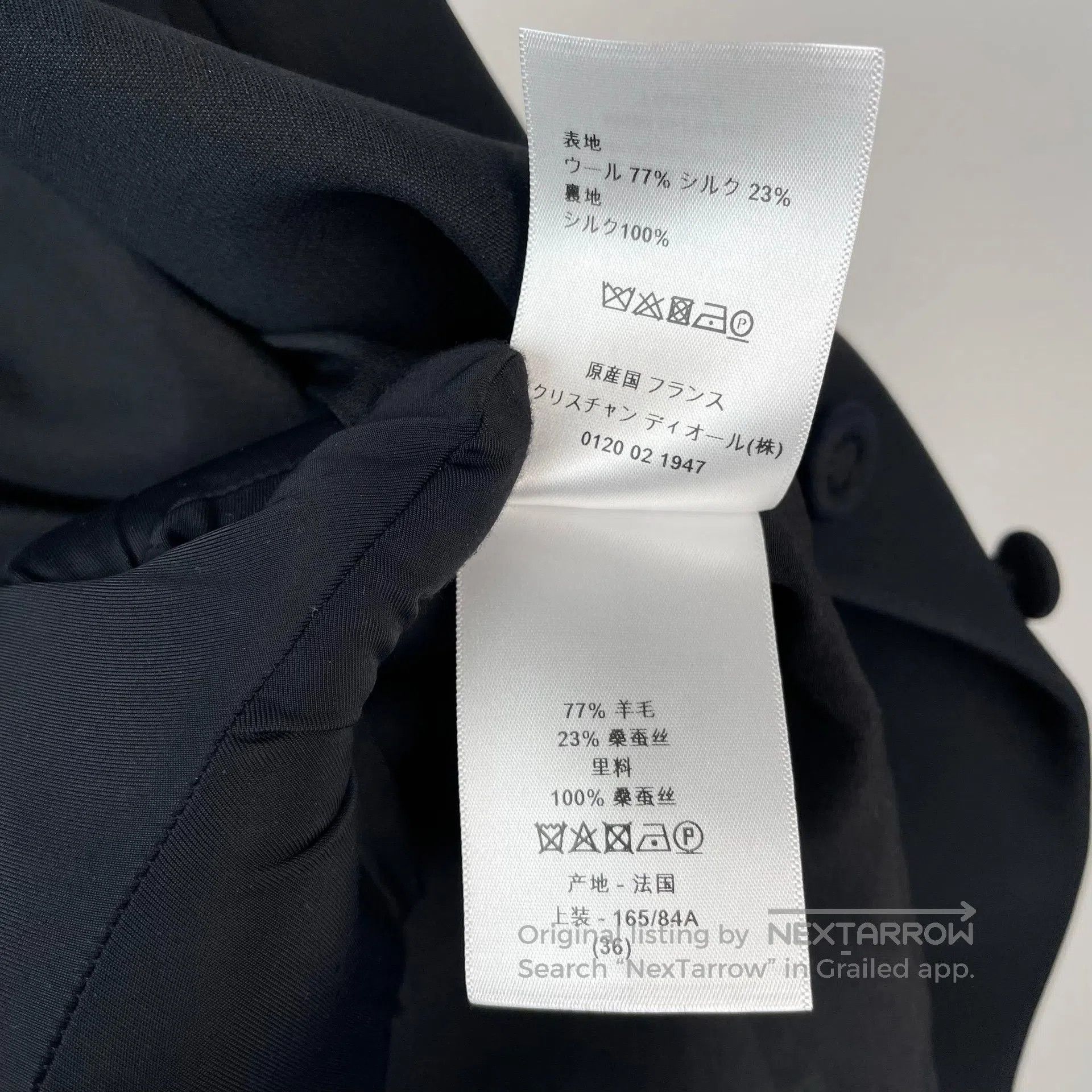 Dior Dior Tailored Single-breasted Suit Jacket| Size XS / US 0-2 / IT 36-38 - 8 Thumbnail