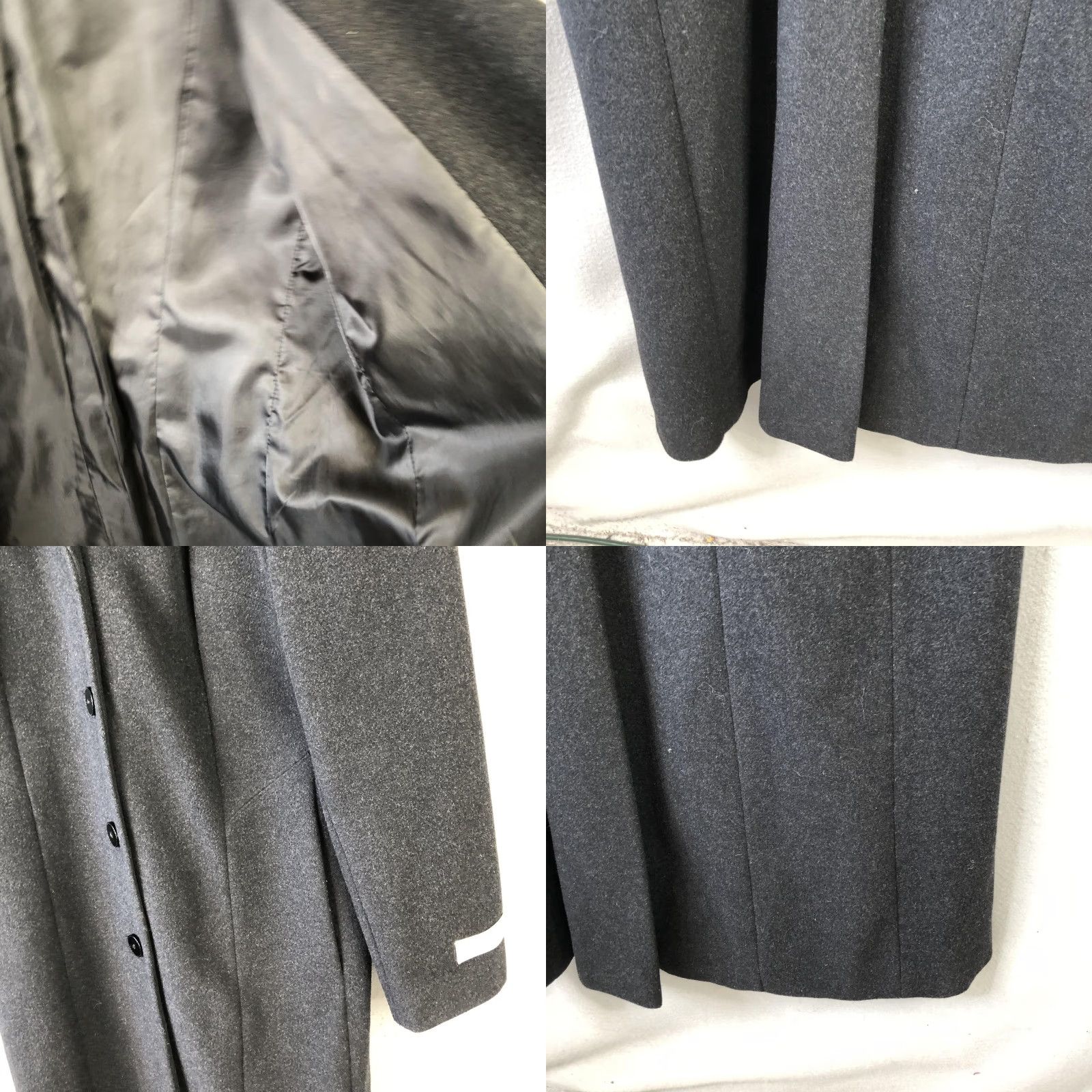 Worthington VINTAGE Worthington Coat Womens M Gray Cashmere Blend Long Overcoat Old Money Luxury Size M / US 6-8 / IT 42-44 - 10 Thumbnail