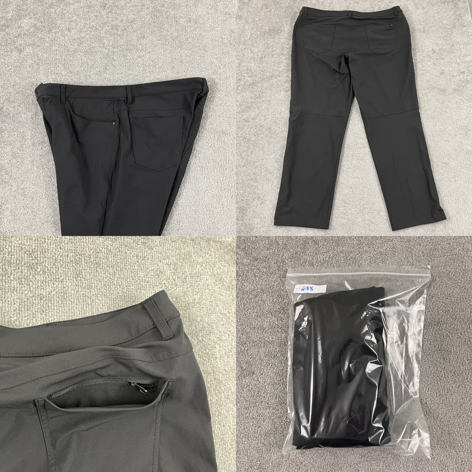 Lululemon Lululemon ABC Pants Mens 40 x 31 Classic Fit Gray Chino Pants 5-Pocket Performance Stretch Regular Size XX Size US 40 / EU 56 - 8 Thumbnail