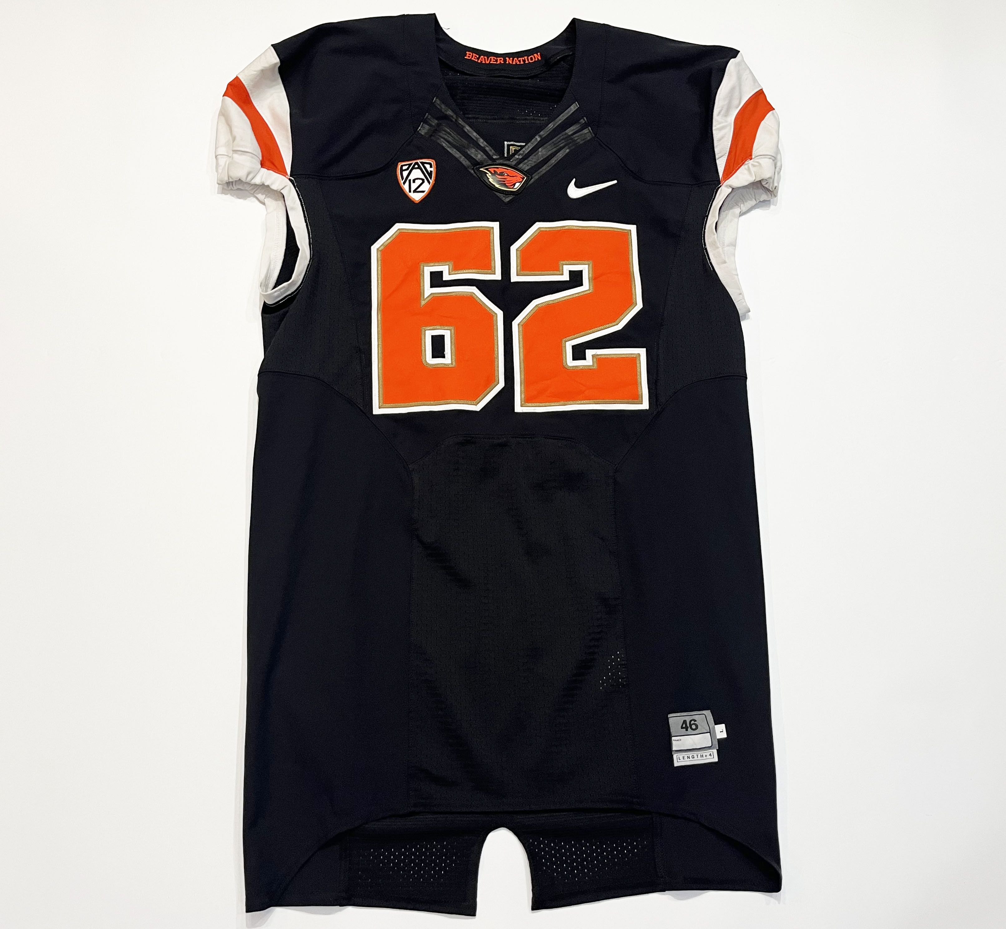 Nike Nike OSU Oregon State Beavers #62 NCAA Team Issued Jersey Size US M / EU 48-50 / 2 - 1 Thumbnail