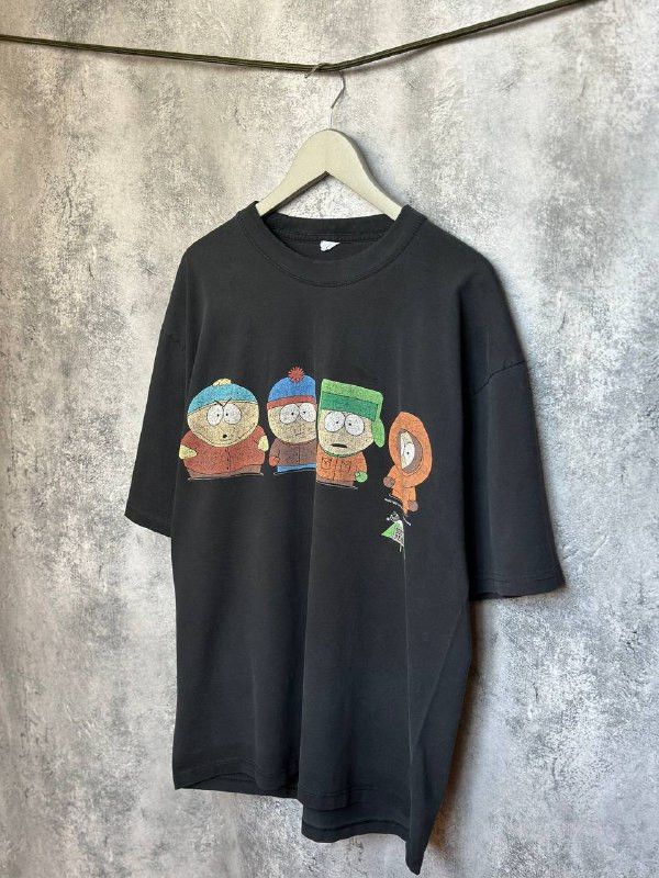 Cartoon Network South Park Vintage 1998 T-Shirt Comedy Central Crew Tee Size US XL / EU 56 / 4 - 2 Thumbnail