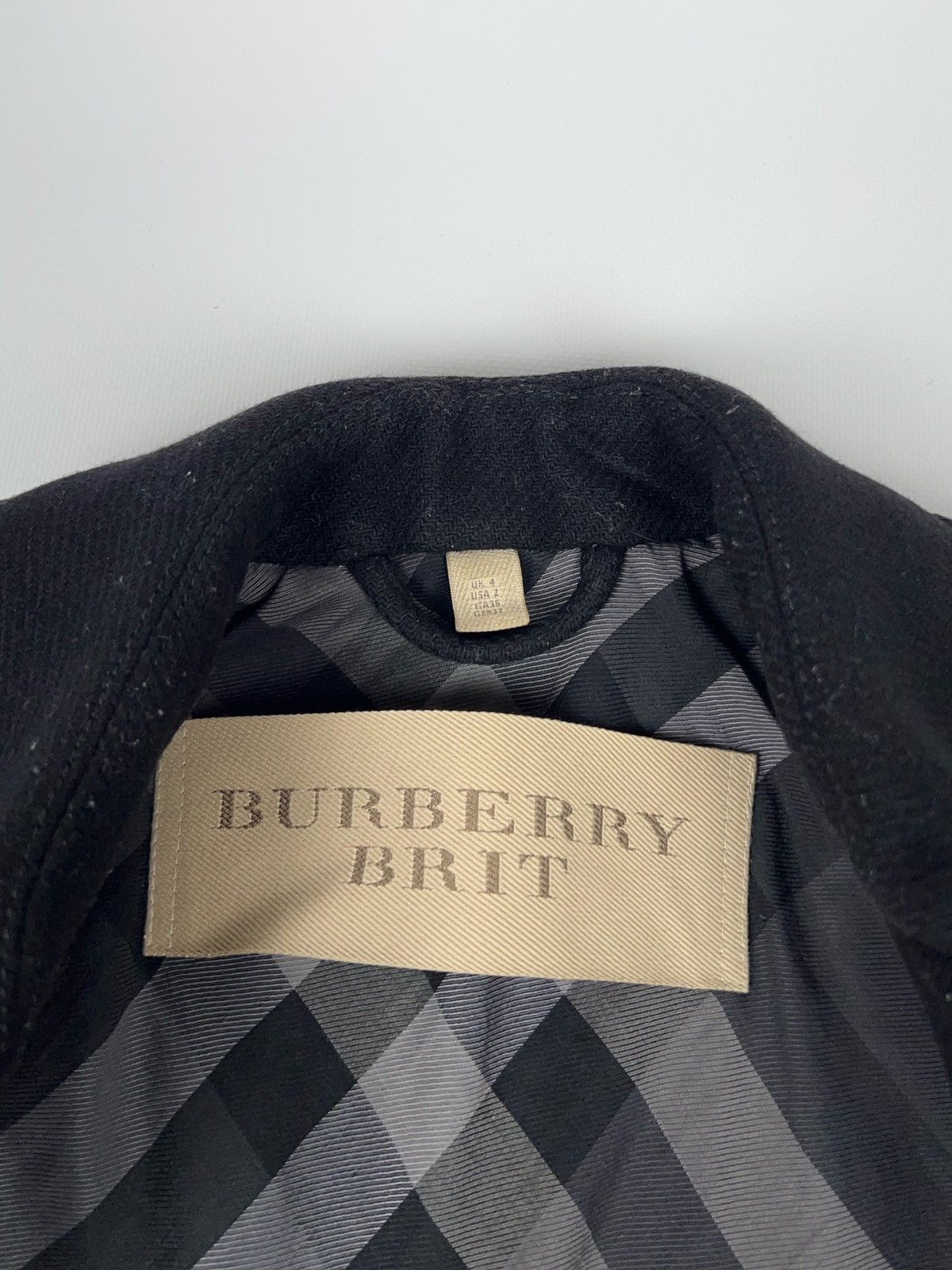 Burberry Burberry Brit Belted Wool Cashmere Coat Jacket Size XS / US 0-2 / IT 36-38 - 15 Thumbnail