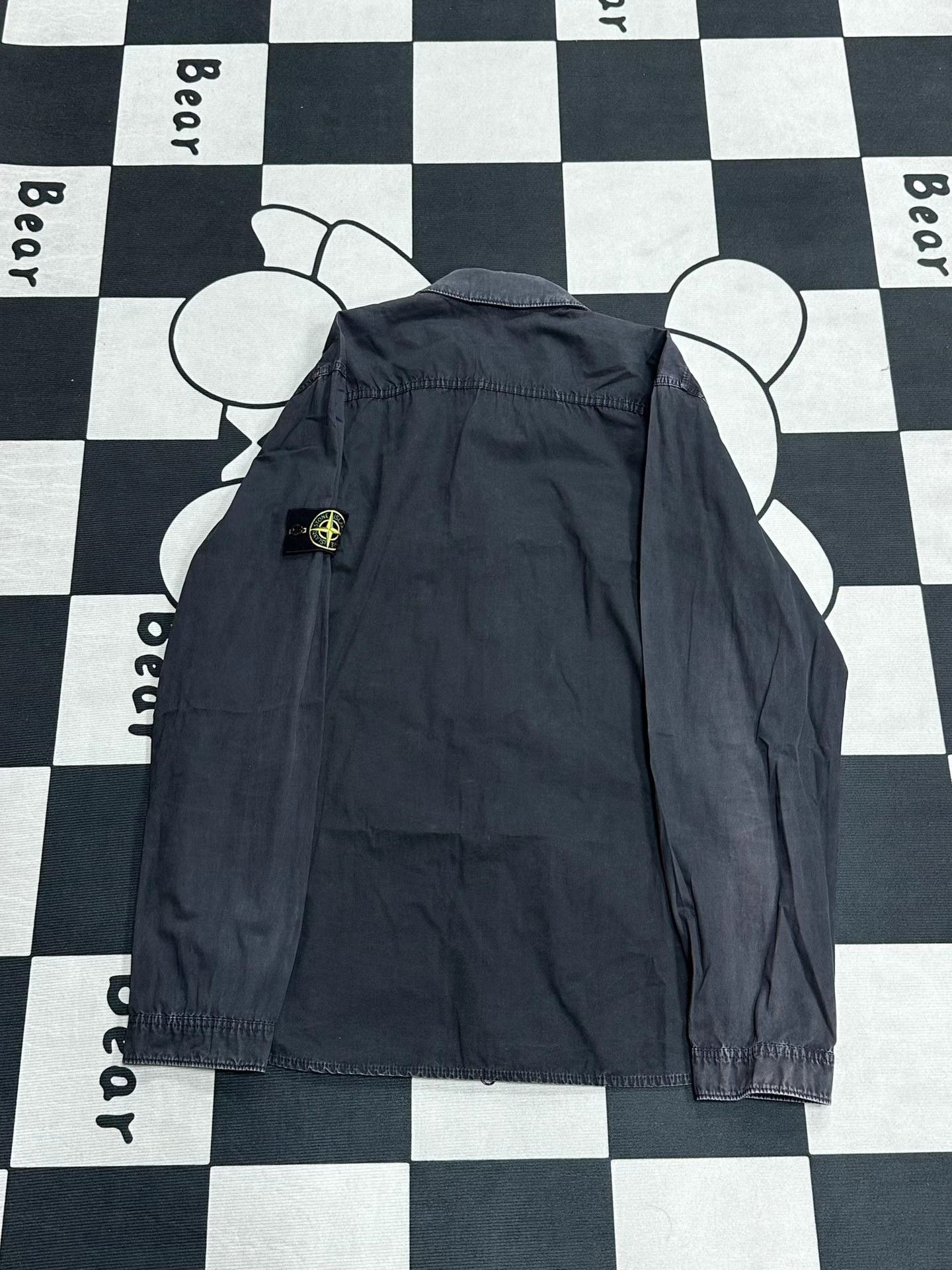 Stone Island Stone Island Black Washed Jacket K5 Size US XL / EU 56 / 4 - 2 Thumbnail
