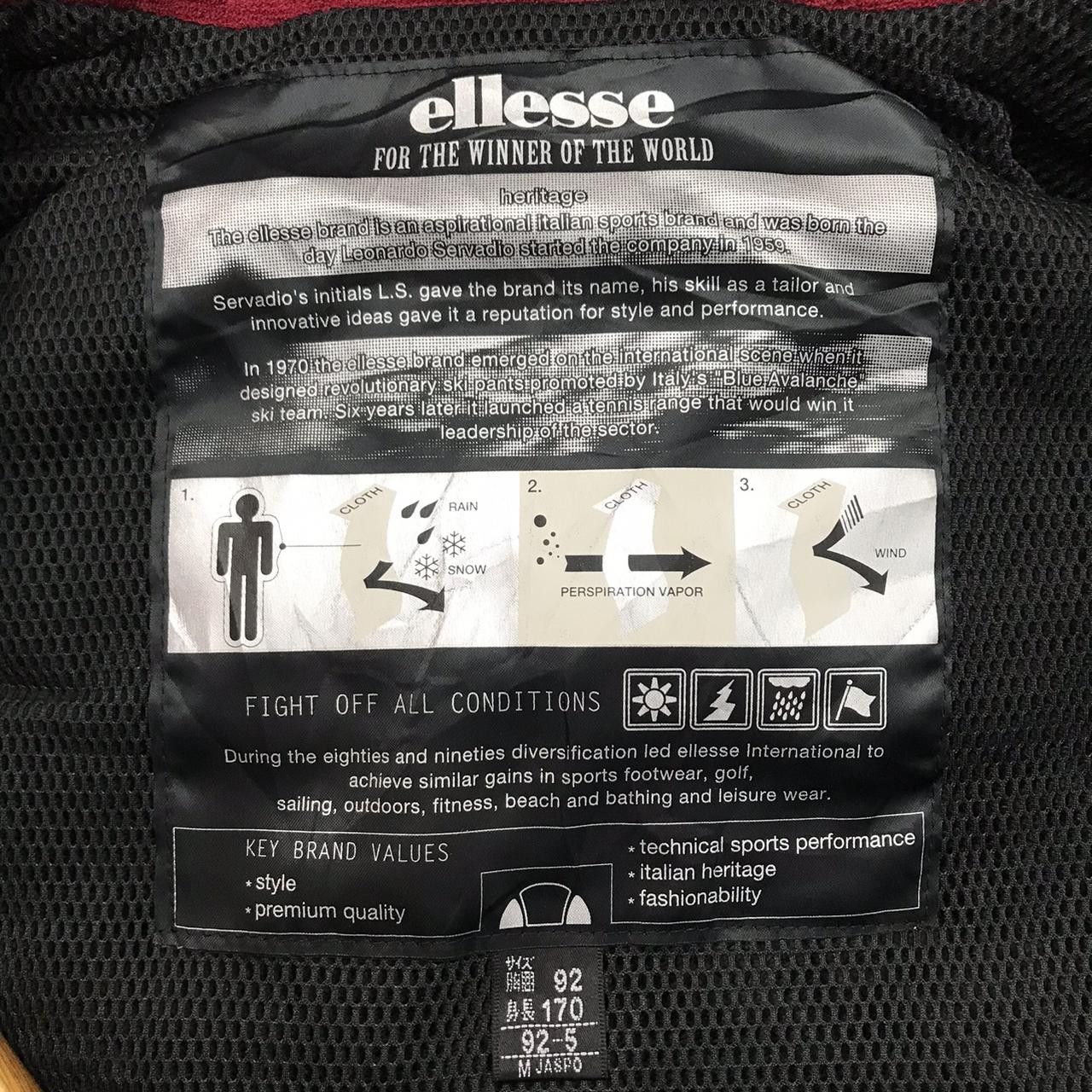 Ellesse Vintage ELLESSE For The Winner Of The World Vertical Dive Size US M / EU 48-50 / 2 - 4 Thumbnail