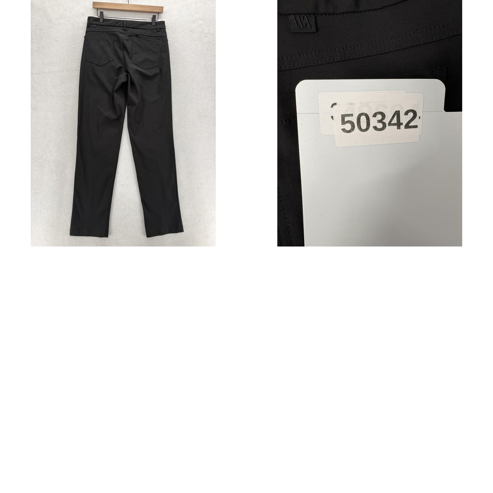 Vintage VRST Limitless 5-Pocket Pants Mens 31x32 Black Stretch Athletic Fit Tapered Leg Size US 31 - 9 Thumbnail