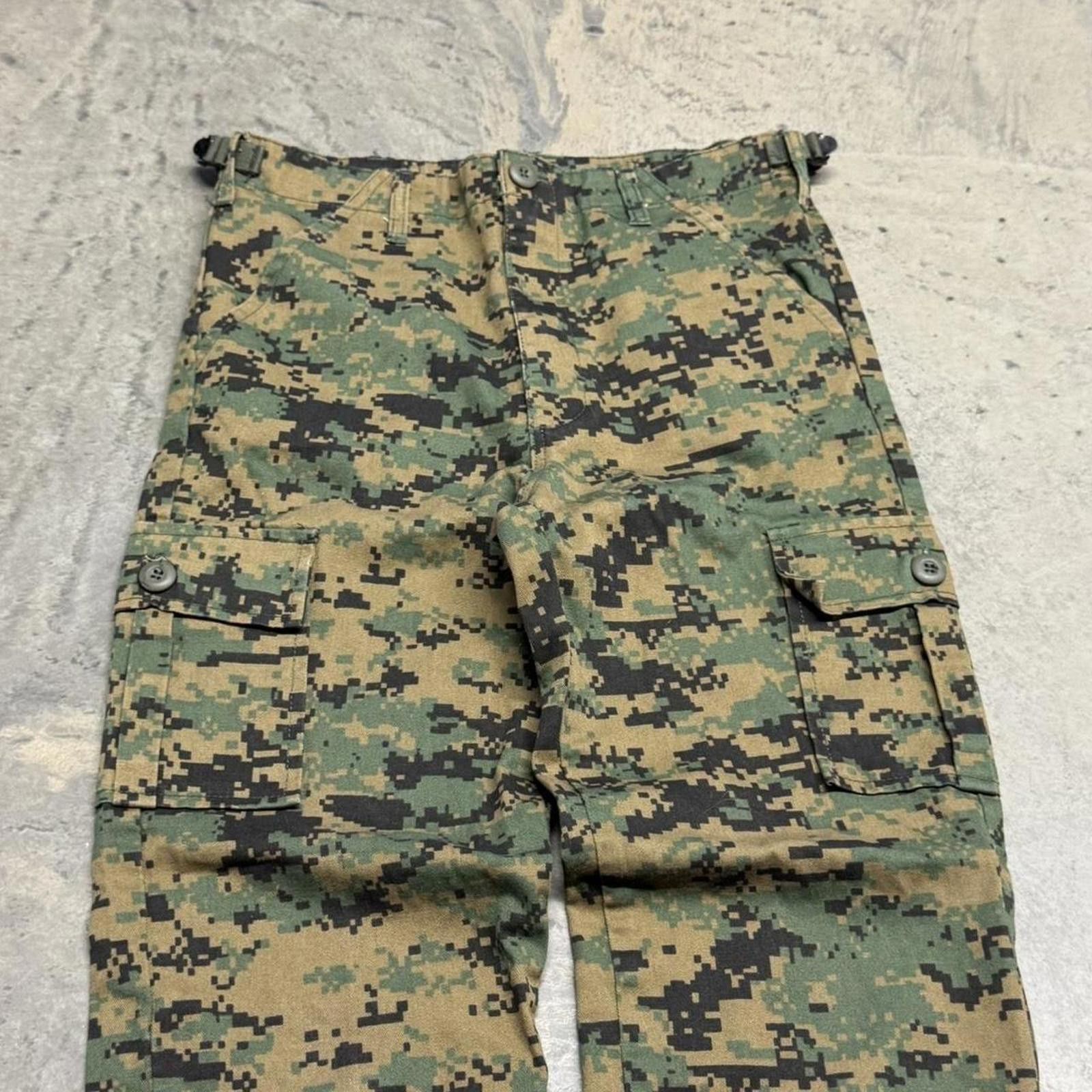 Rothco Vintage Y2K Rothco Baggy Wide Leg Camo Cargo Pants Size 28" / US 6 / IT 42 - 2 Thumbnail