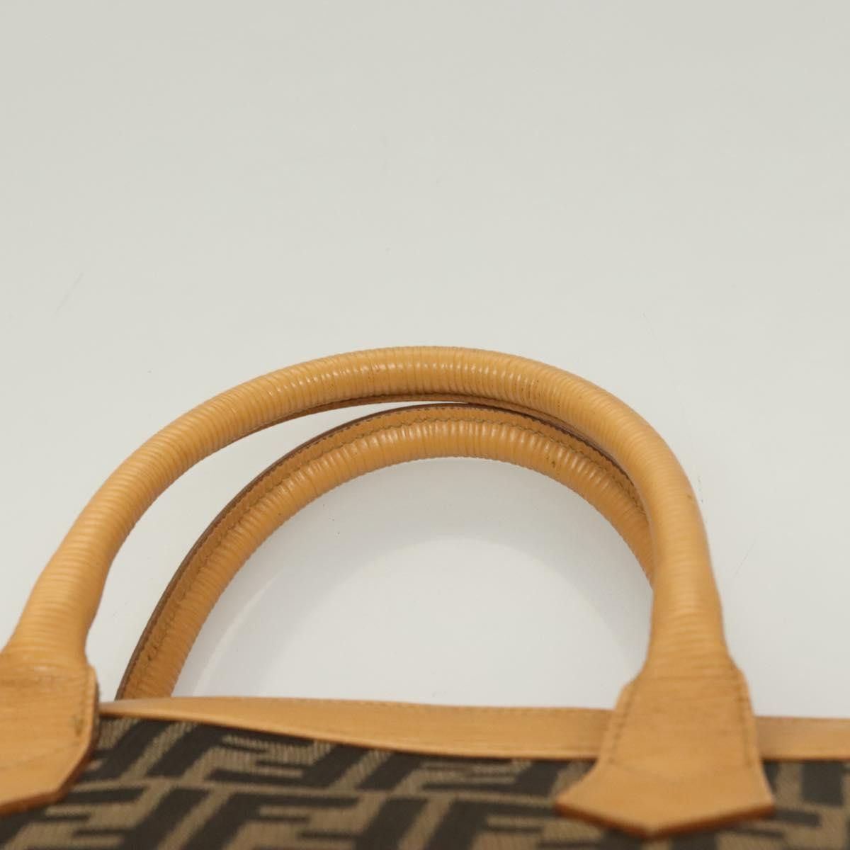 Fendi FENDI Zucca Canvas Hand Bag Brown Black Size ONE SIZE - 8 Thumbnail