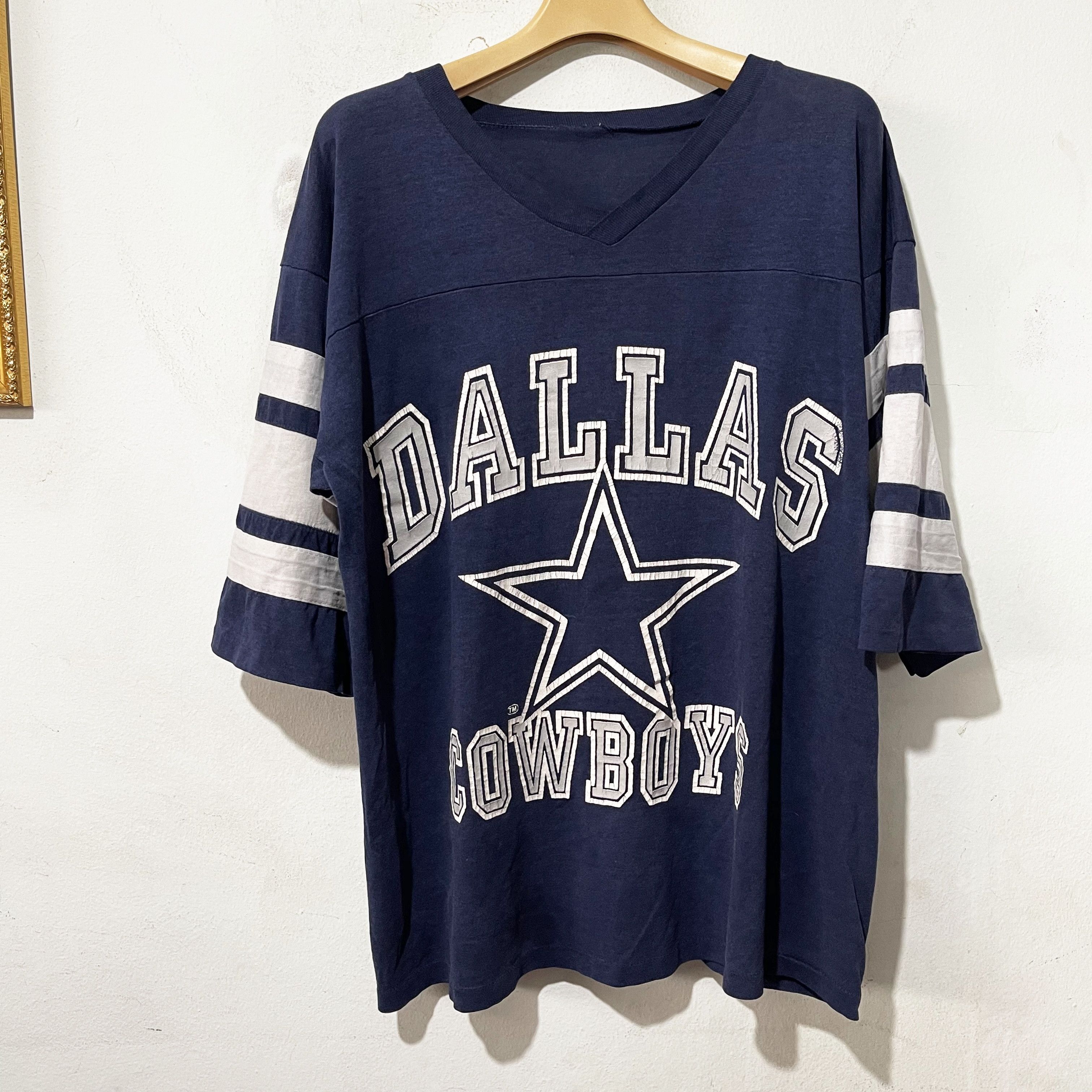 NFL Vintage 90s Dallas Cowboys T-Shirt Football Jersey Size US M / EU 48-50 / 2 - 1 Thumbnail