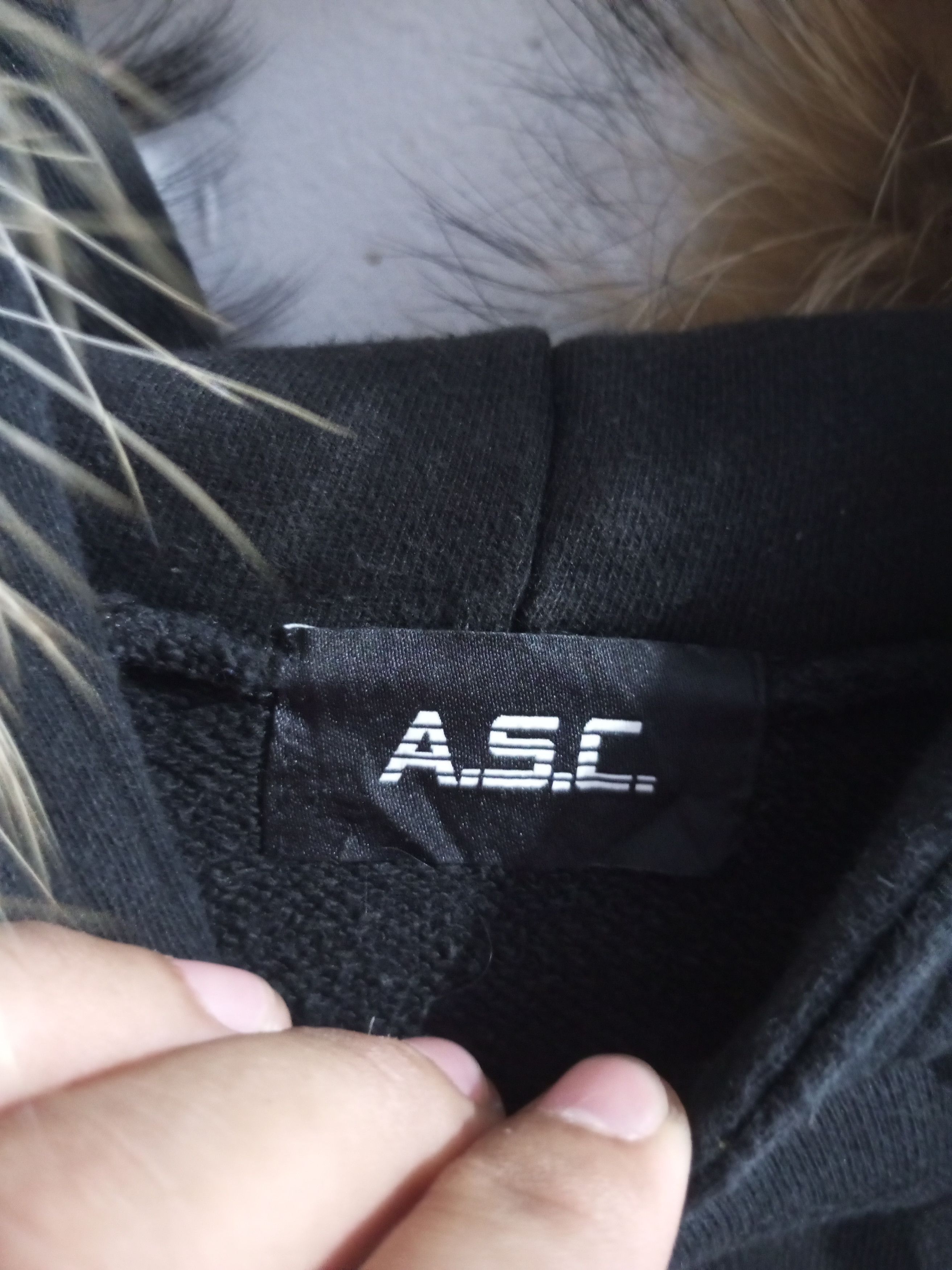 Japanese Brand Vintage A.S.C double layer distressed oversize fur hoodie Size US L / EU 52-54 / 3 - 12 Thumbnail