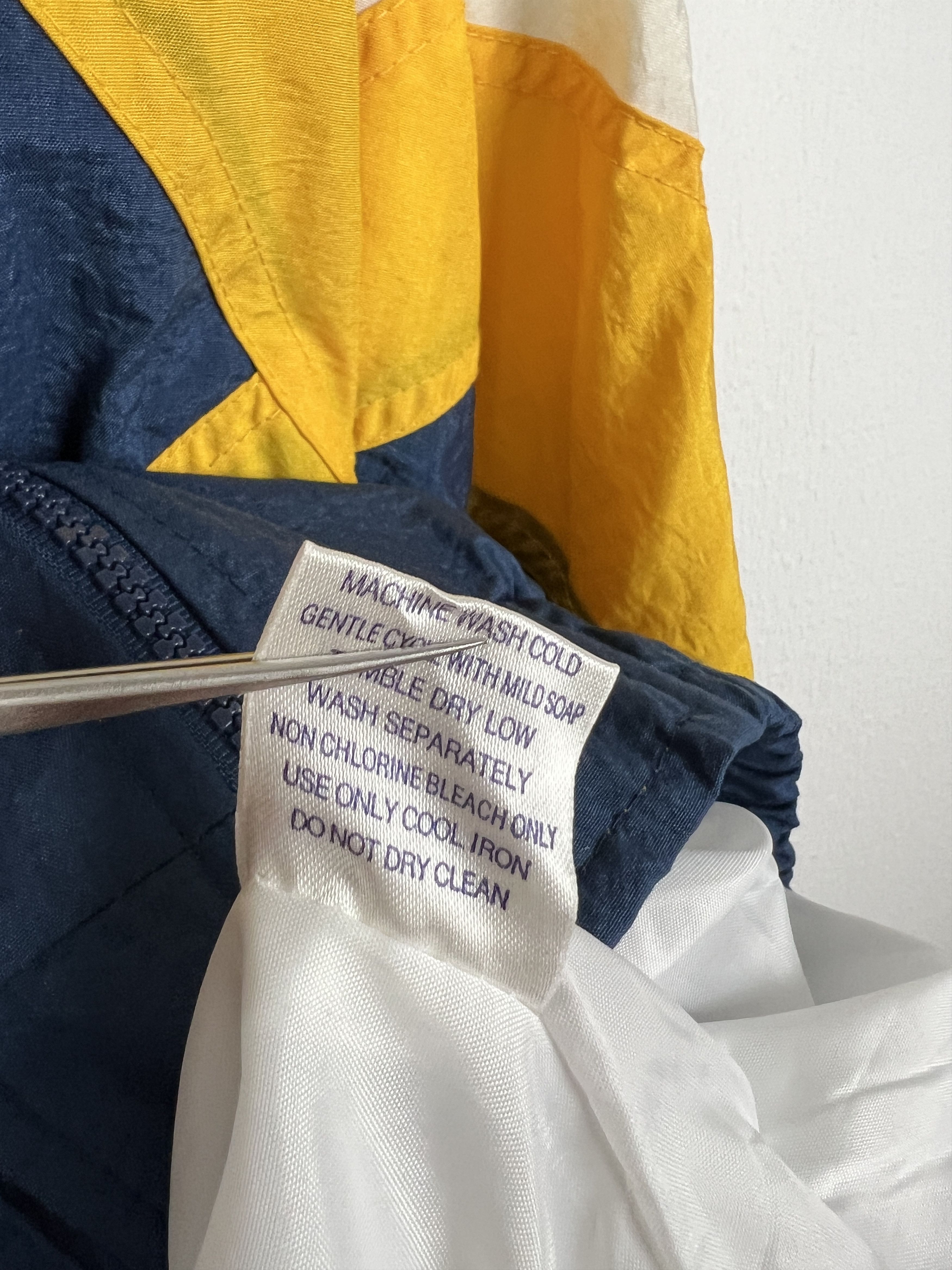 Starter Vintage Michigan Wolverines Jacket Track Top Windbreaker Size US M / EU 48-50 / 2 - 10 Thumbnail