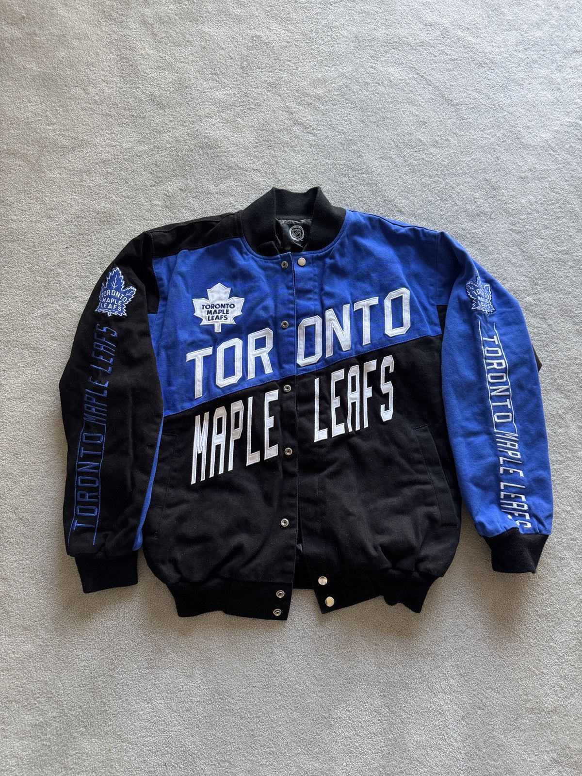NHL NFL Toronto Maple Leafs Varsity Jacket Size US M / EU 48-50 / 2 - 1 Thumbnail